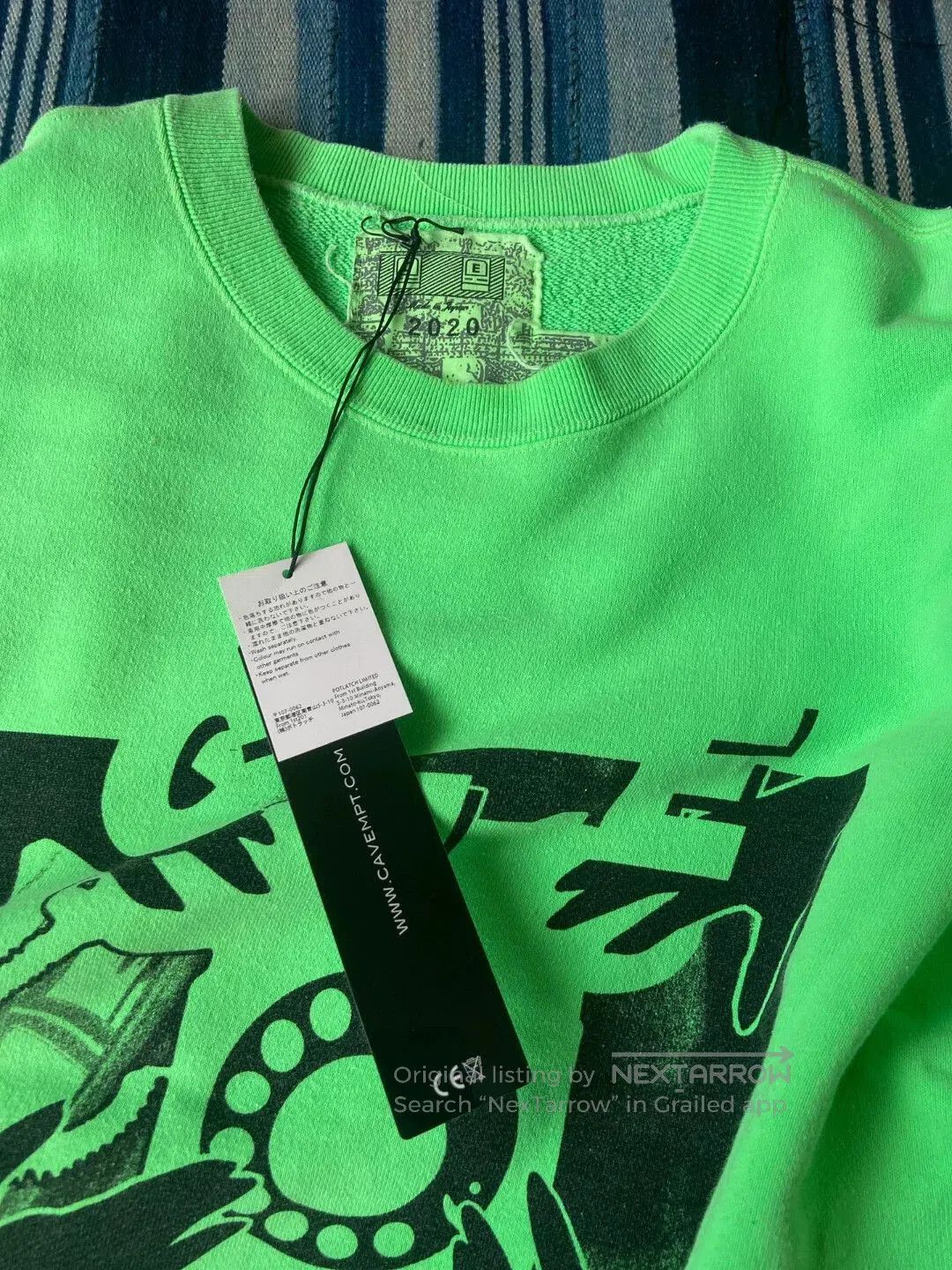 Cav Empt CAVEMPT C.E 20SS OVERDYE ROTARY DIAL CREW NECK. Size US L / EU 52-54 / 3 - 6 Thumbnail