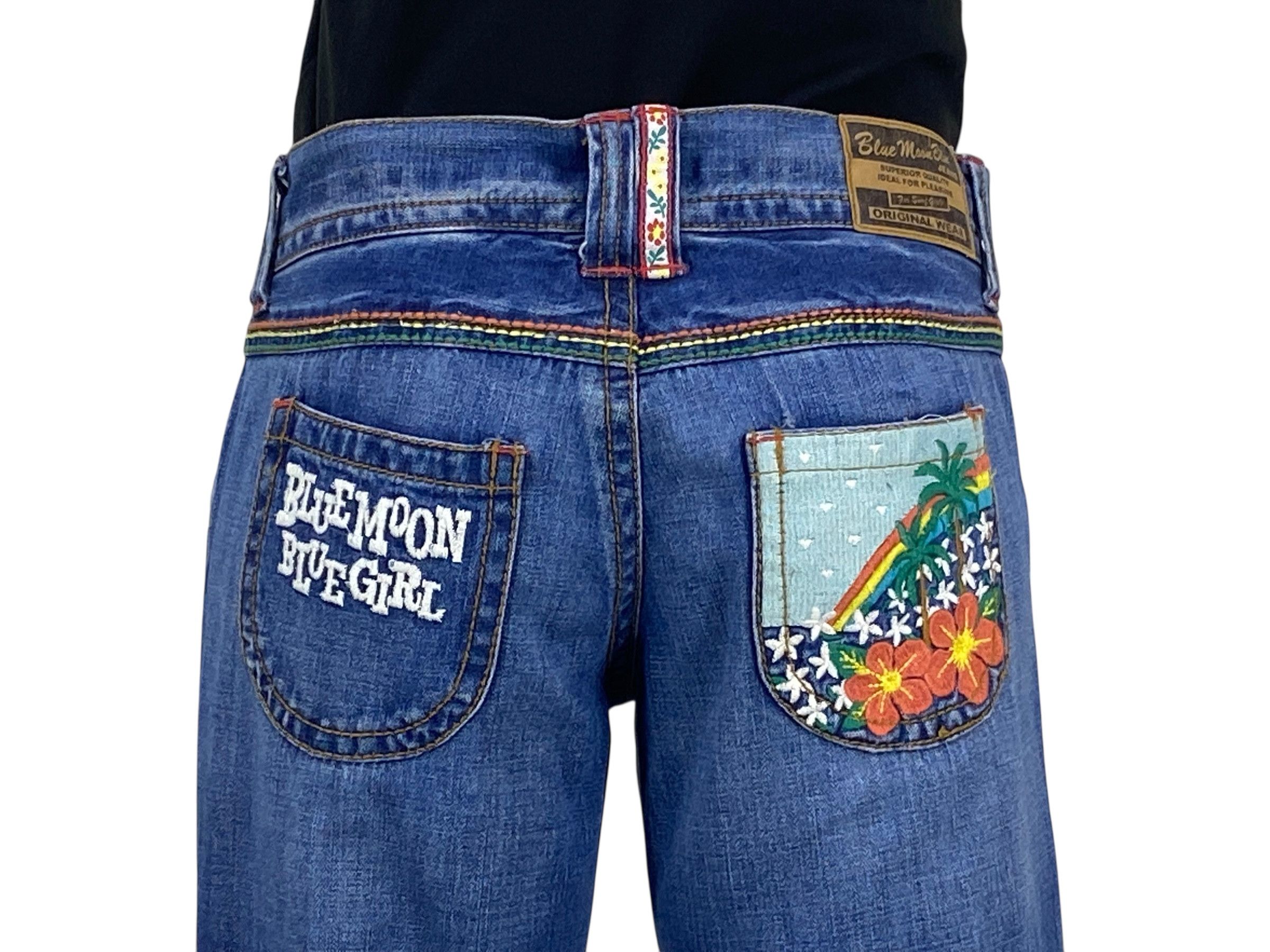 Japanese Brand Blue Moon Blue Japan Denim Jeans Low Rise Jeans Pants Size 26" / US 2 / IT 38 - 5 Thumbnail