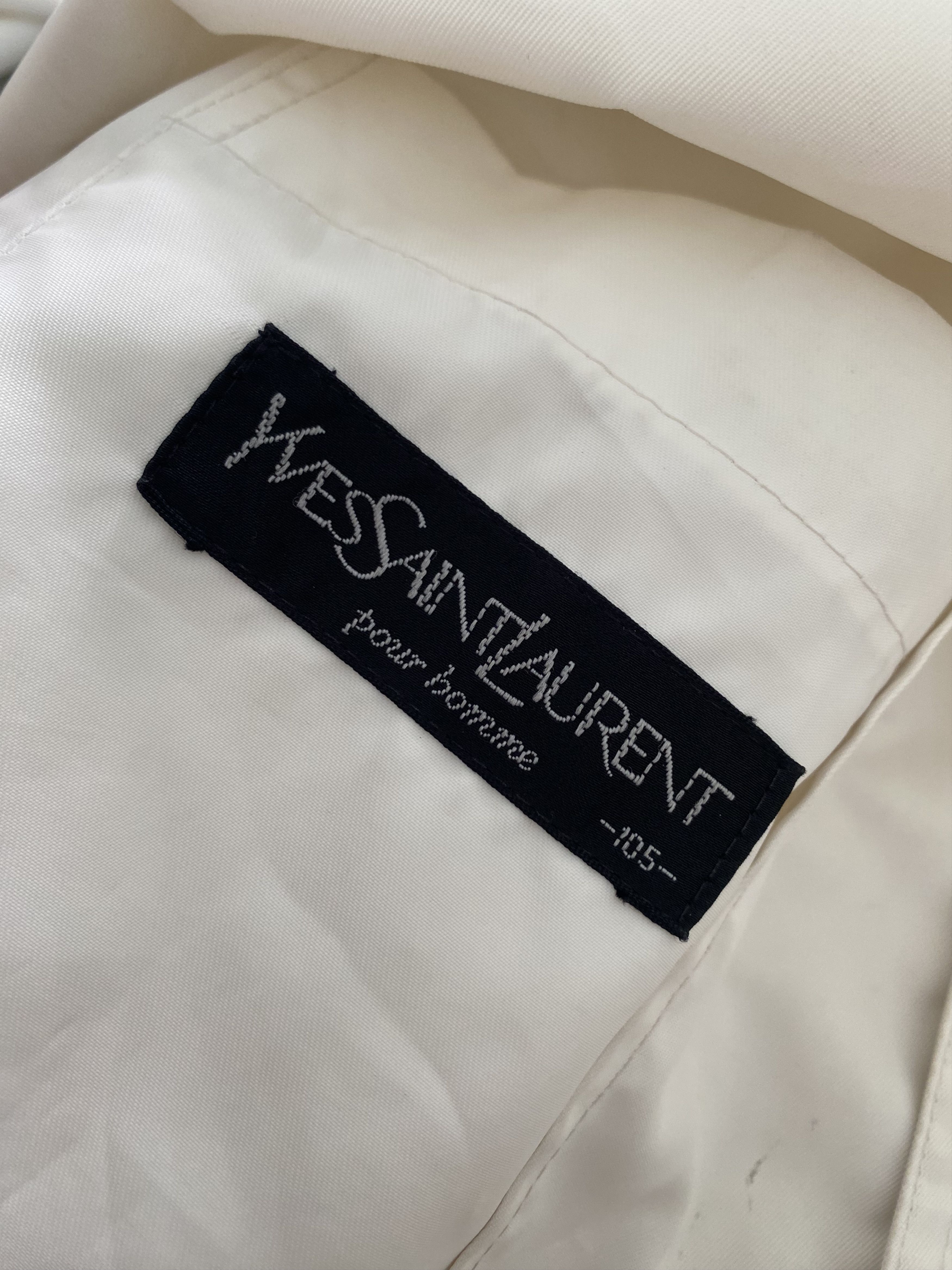 Vintage × Yves Saint Laurent Vintage Yves Saint Laurent Parka Big Spellout Jacket Size US L / EU 52-54 / 3 - 5 Thumbnail
