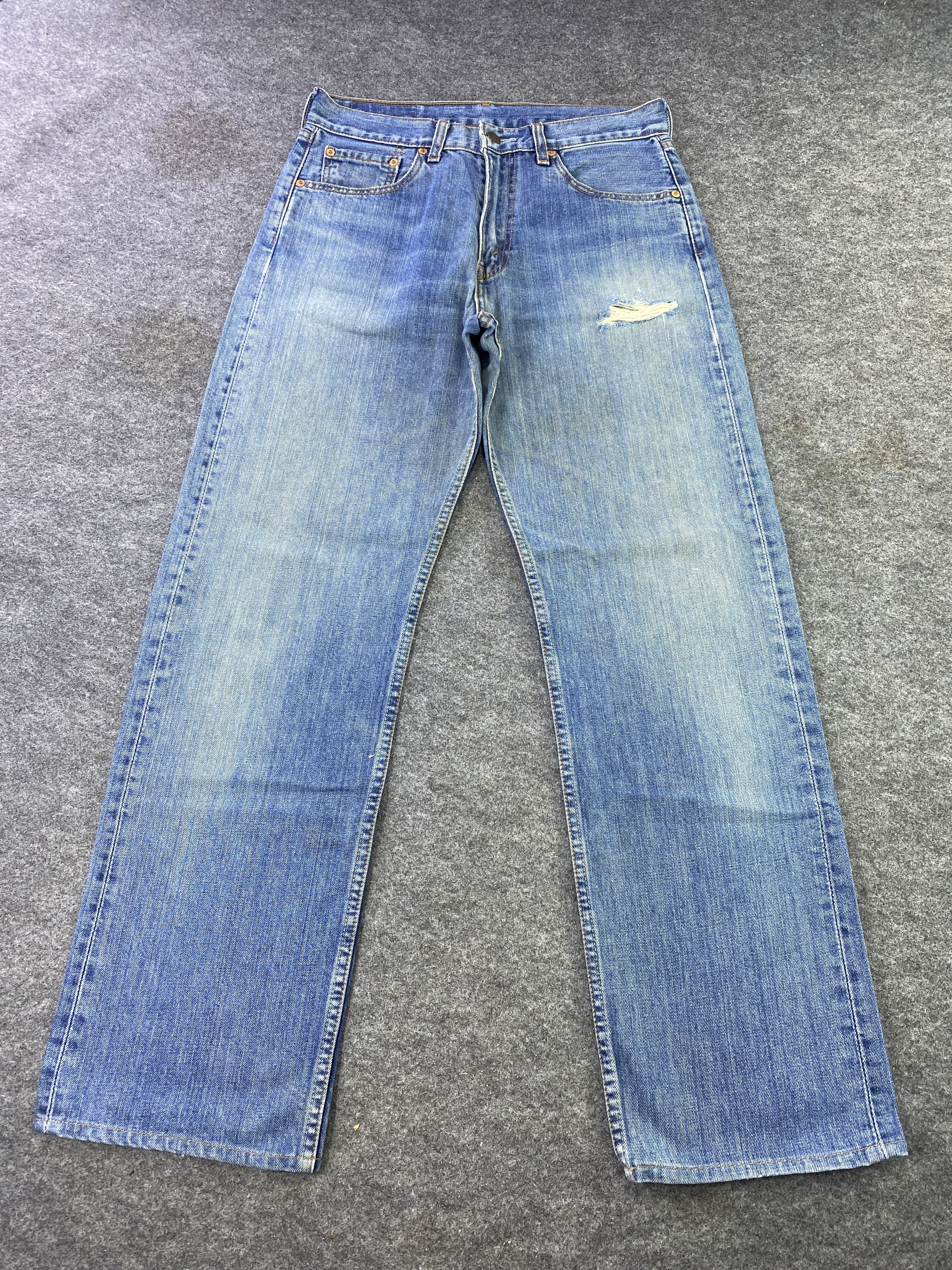 Levi's Vintage Levi's 512 Distresses Blue Wash Jeans - J872 Size US 30 / EU 46 - 2 Thumbnail