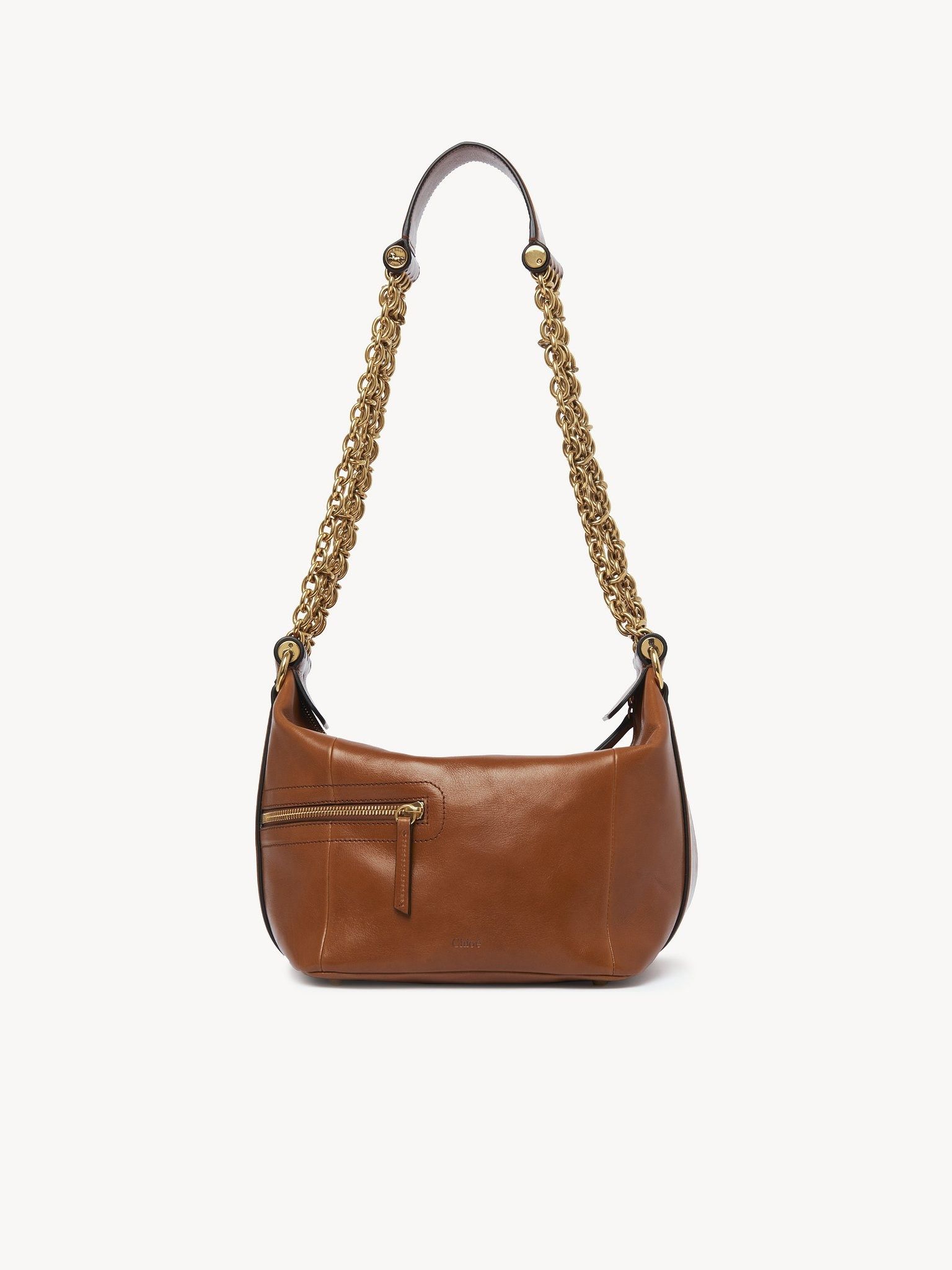 Chloe o1loc1c11125 Size: OS / Leather Camera Chain Bag in Brown Size ONE SIZE - 1 Thumbnail