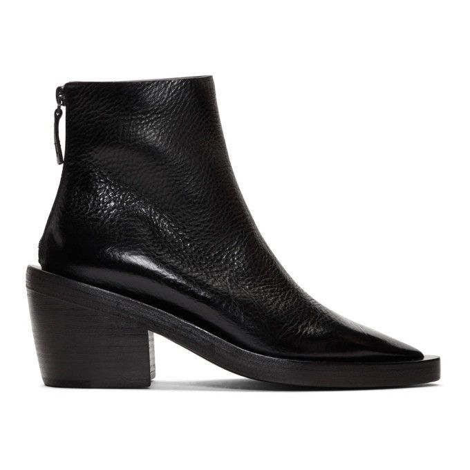 Marsell Marsèll Black Coneros Tronchetto Zip Boots Size US 6 / IT 36 - 2 Thumbnail