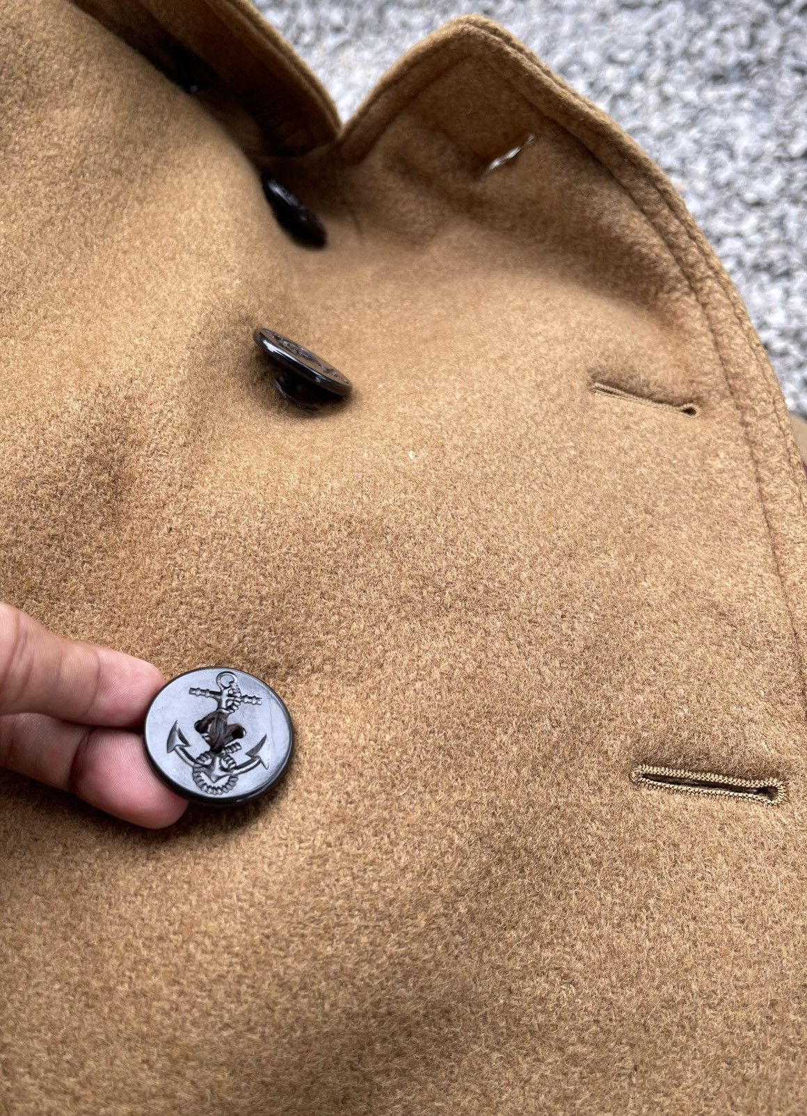 Buzz Rickson's × Indian Motorcycle × Toyo Enterprises 🔥Vtg Indian by Toyo Enterprise WW2 Naval Clothing Pea Coat Size US L / EU 52-54 / 3 - 14 Thumbnail