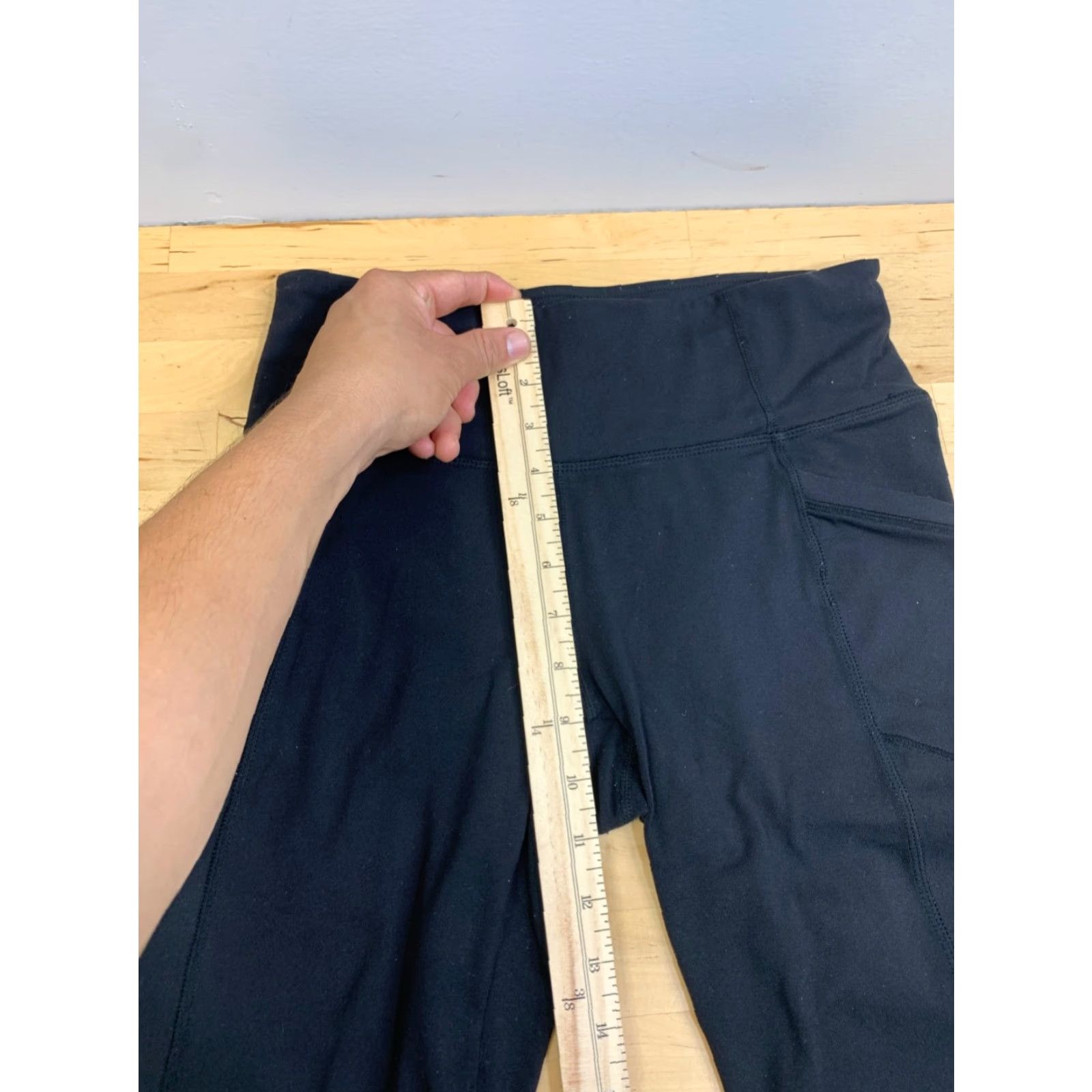Athleta Athleta Leggings Womens M Black Casual Activewear Gym Yoga 12057 Size 32" / US 10 / IT 46 - 3 Thumbnail