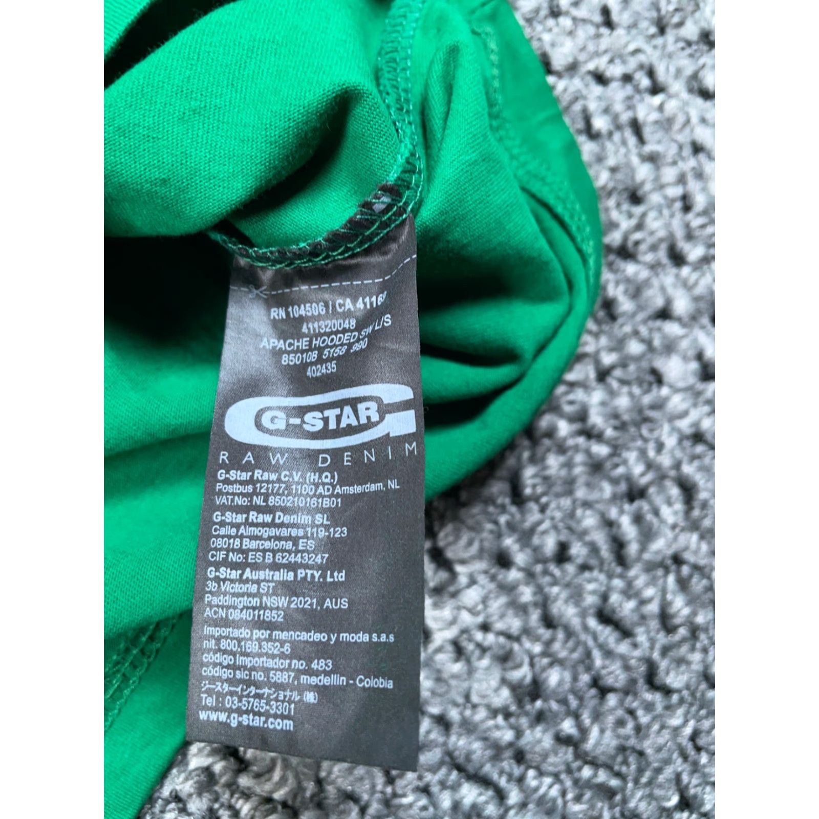 G-Star VINTAGE G-Star Raw Graphic Print T-Shirt Adult Medium Green Retro Mens Size US M / EU 48-50 / 2 - 4 Thumbnail
