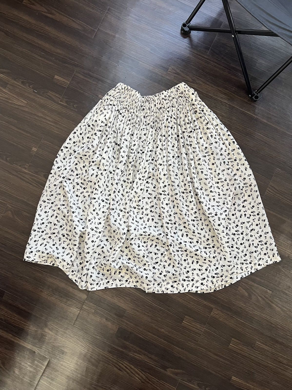 Comme des Garcons 🔥 Vintage Comme Des Garçons SS01/02 Harajuku Midi Skirt Size 33" - 11 Thumbnail