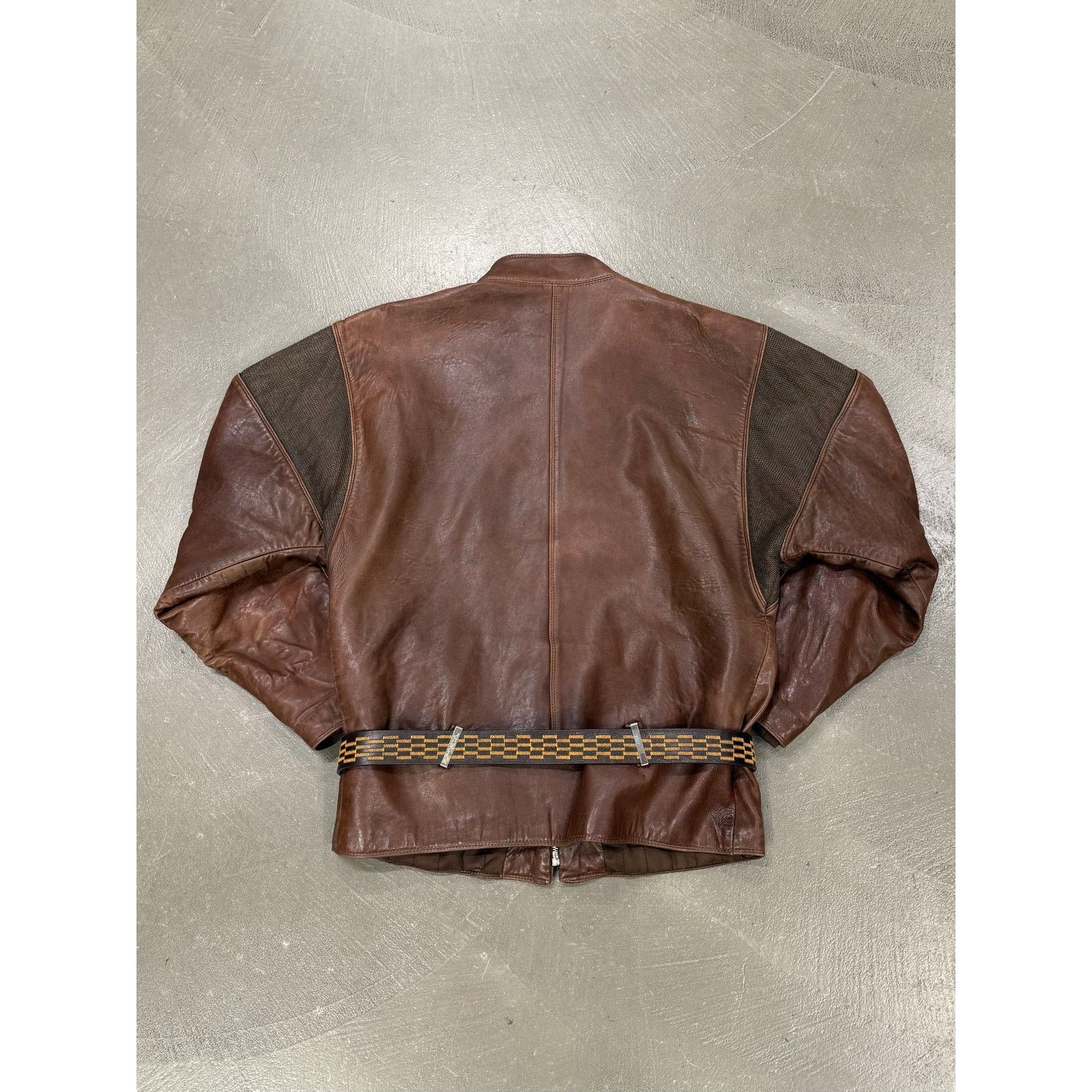 Versace 1980s Gianni Versace metallic chainmail leather jacket Size US S / EU 44-46 / 1 - 2 Thumbnail