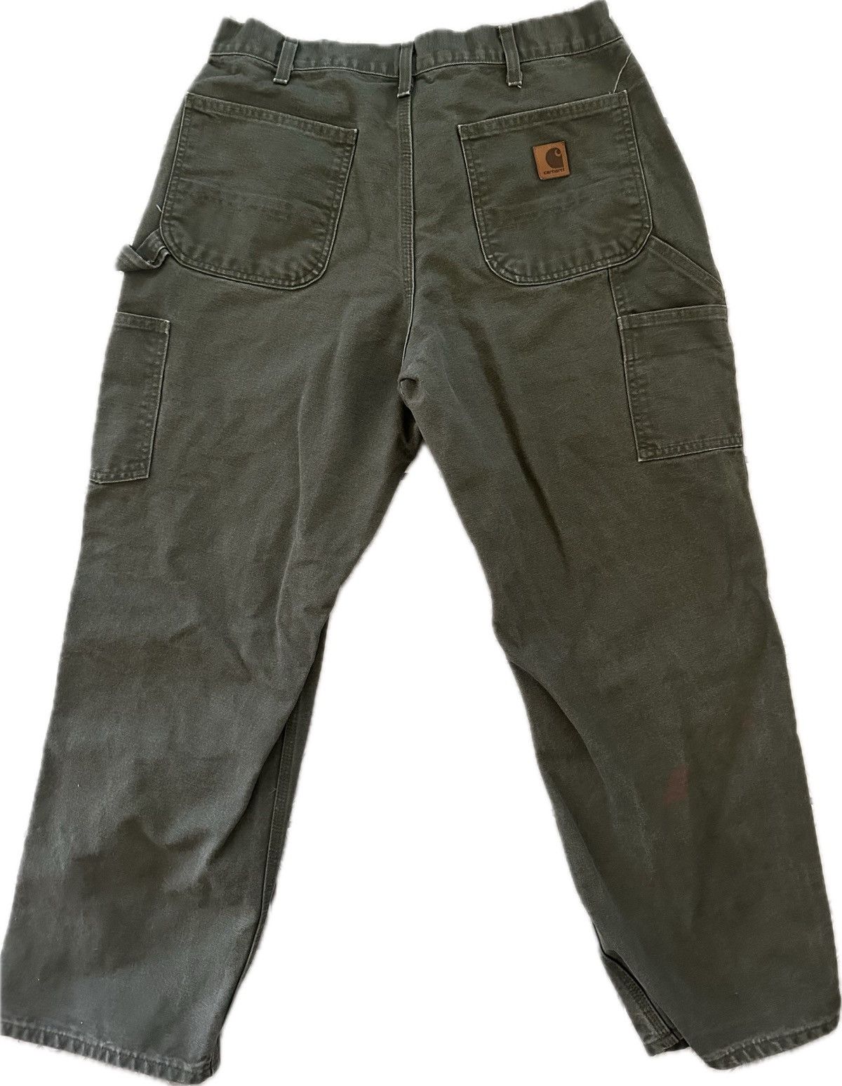 Carhartt Vintage Carhartt Olive canvas workwear Size US 34 / EU 50 - 2 Thumbnail