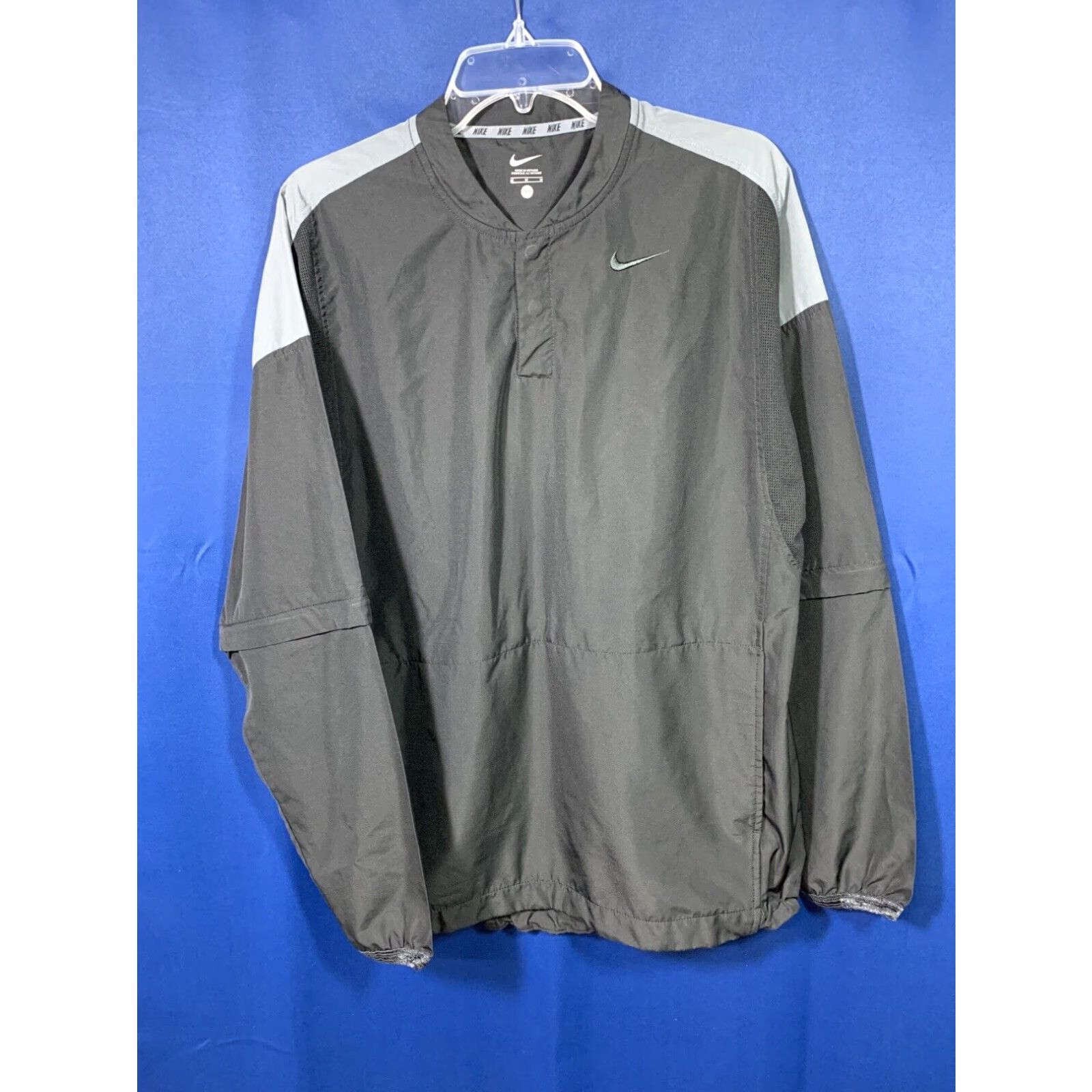 Nike Nike Windbreaker Jacket Mens Convertible Vented Black Medium Size US M / EU 48-50 / 2 - 1 Thumbnail