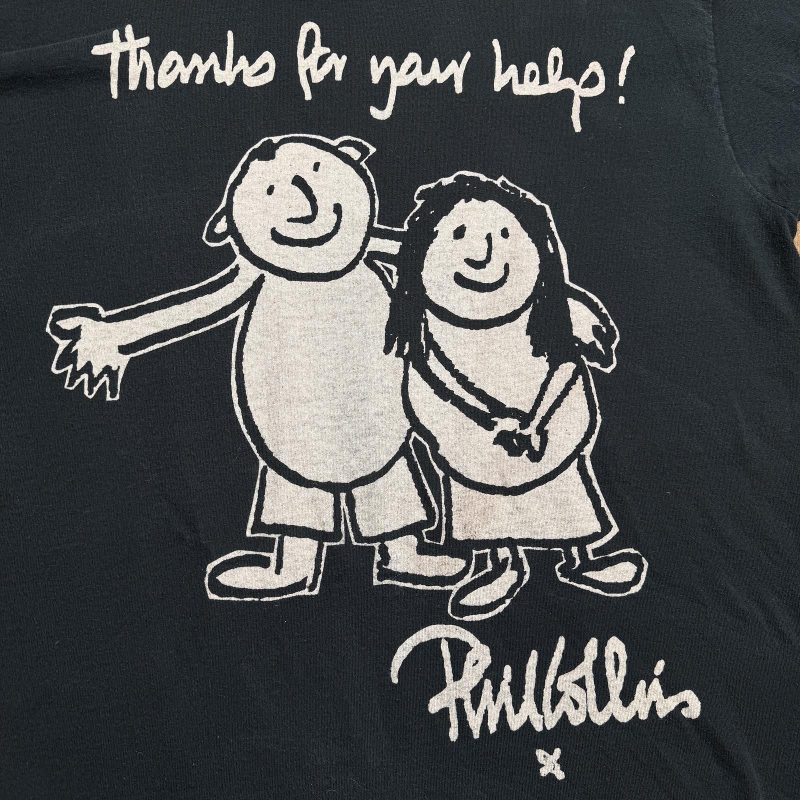 Designer Vintage Phil Collins Thanks for Your Help! T-Shirt Size US XL / EU 56 / 4 - 2 Thumbnail