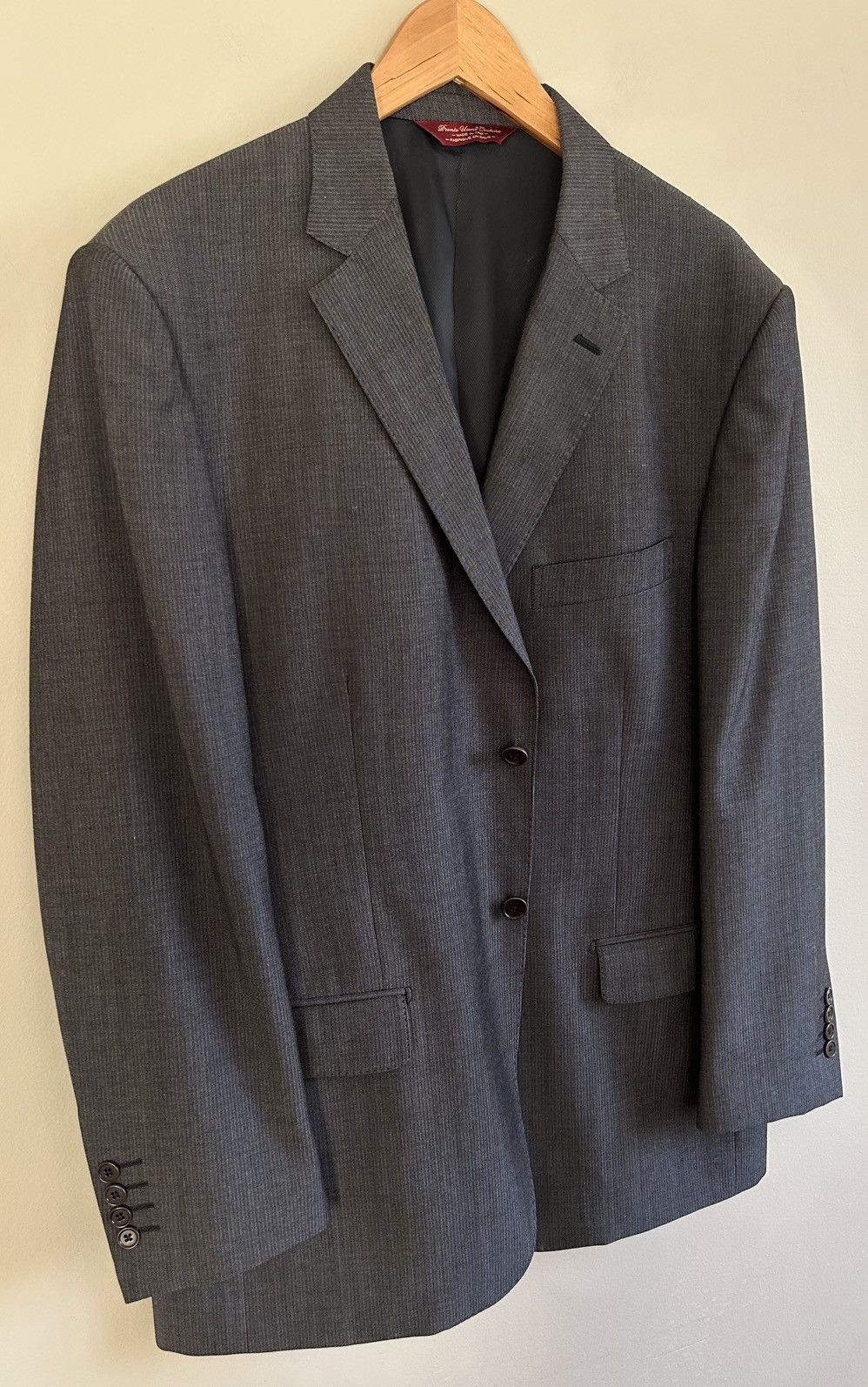 Pronto Uomo Pronto Uomo Couture Tollegno 1900 Wool Blazer Sport Jacket Size 44R - 2 Thumbnail