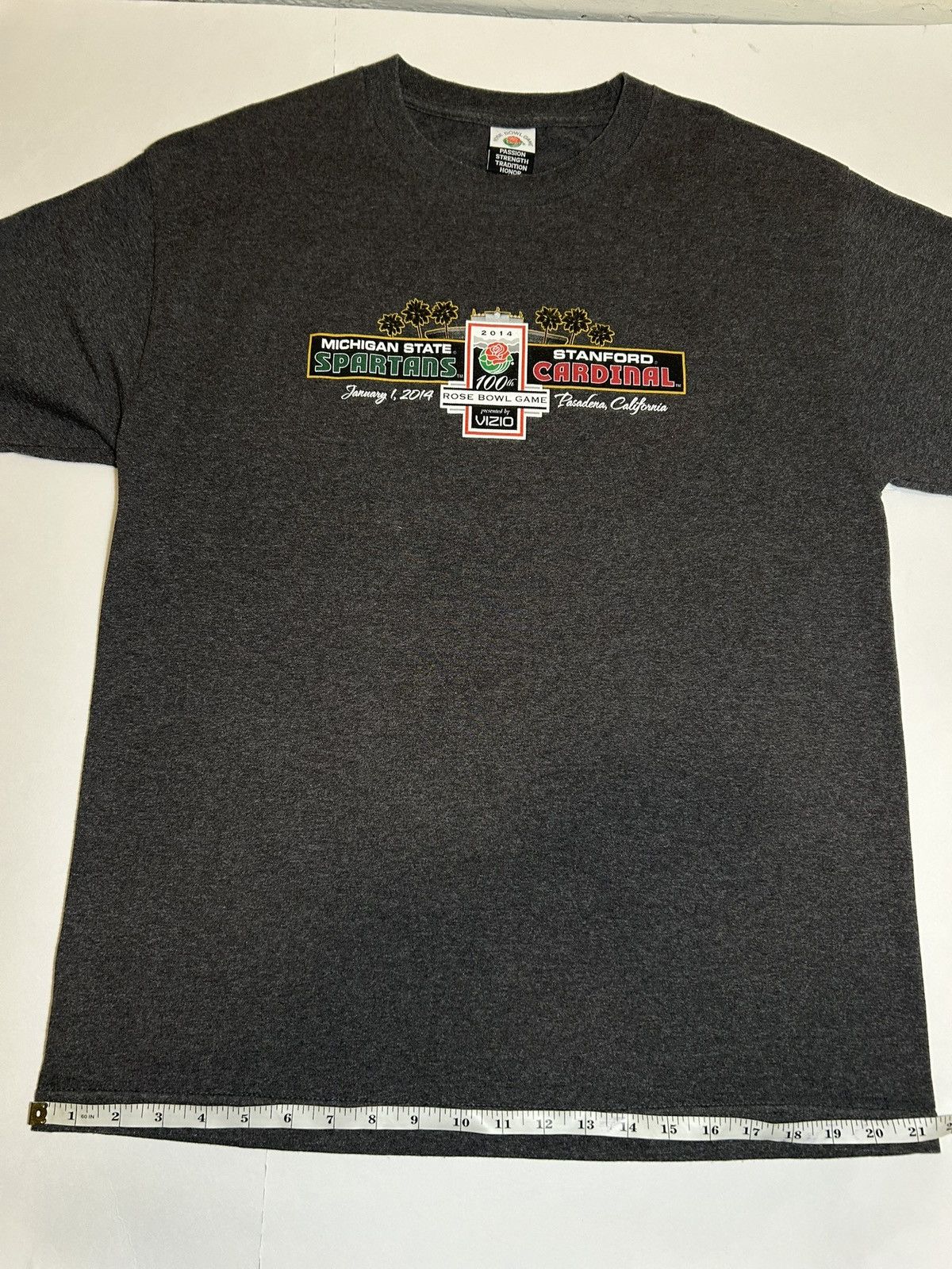 Other *OFFICIAL* 100th Rose Bowl Spartans Vs Cardinals 2014 Tee Size US L / EU 52-54 / 3 - 10 Thumbnail