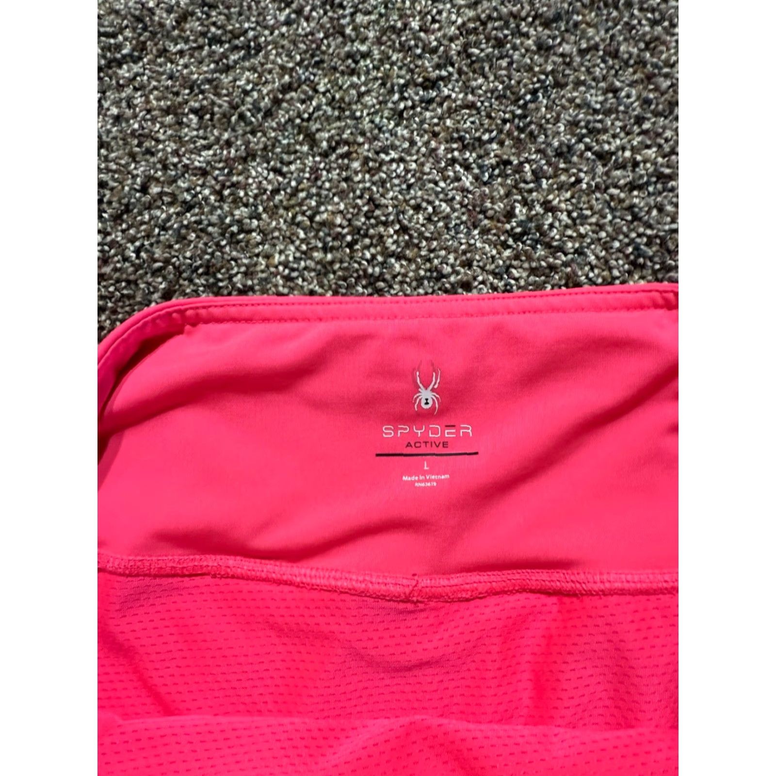 Spyder Spyder Women’s Shorts size L Chino Solid Pink Lightweight Drawstring Athletic Active Running Size 36" / US 14 / IT 50 - 8 Thumbnail
