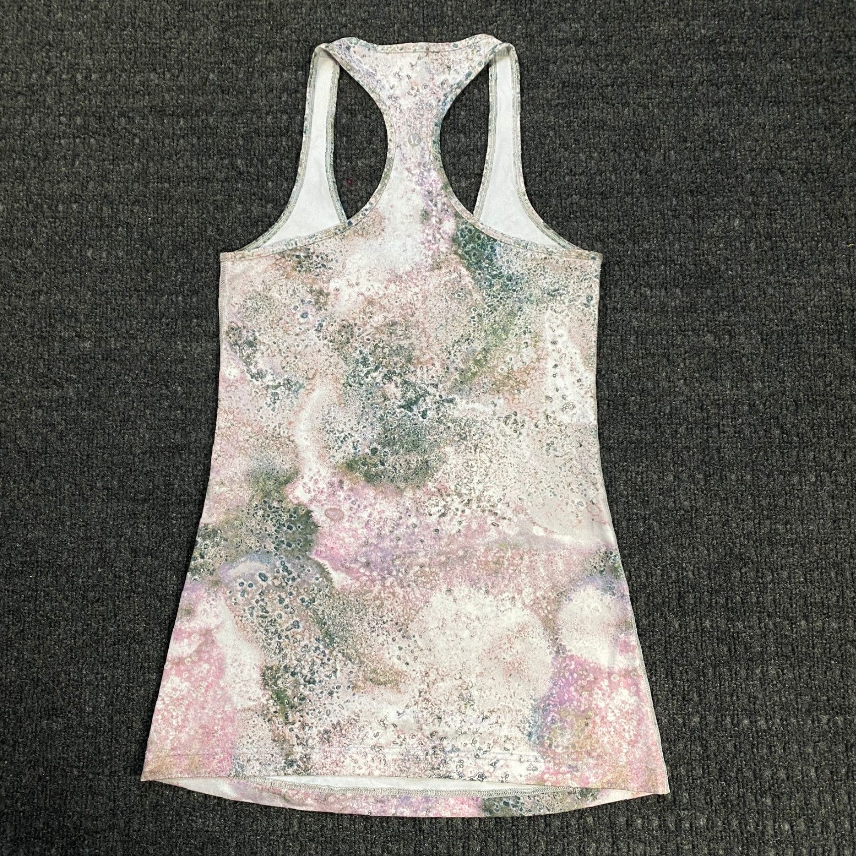 Lululemon Lululemon Womens Tank Top Pink White Stone Crop Racerback 6 Sleeveless Breathable Lightweight Activewear Shirt Womens 6 Size M / US 6-8 / IT 42-44 - 2 Thumbnail