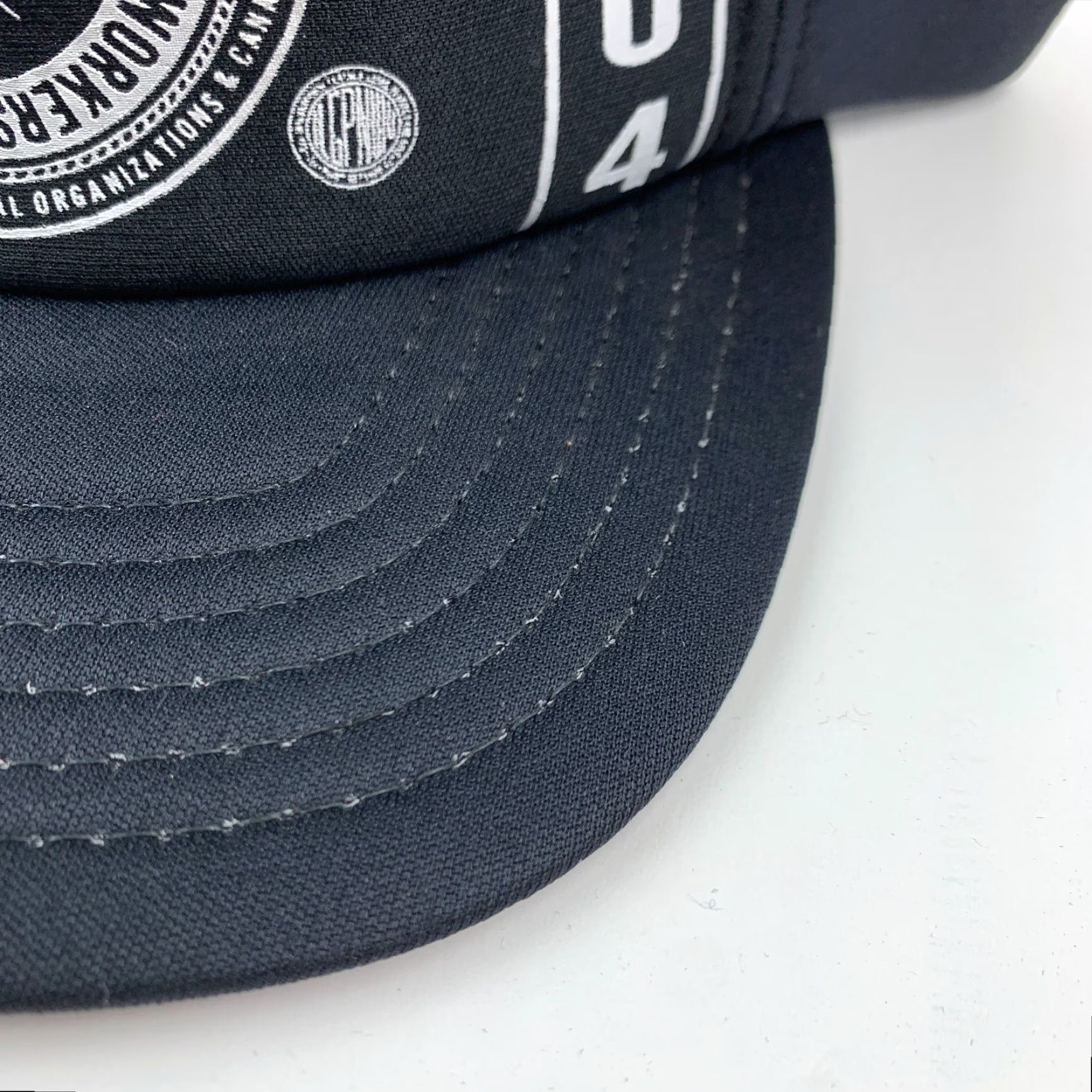 Vintage VINTAGE Leader MFG. CO. IBEW Cap Hat Snapback Black One Size Men/Women? Size ONE SIZE - 4 Thumbnail