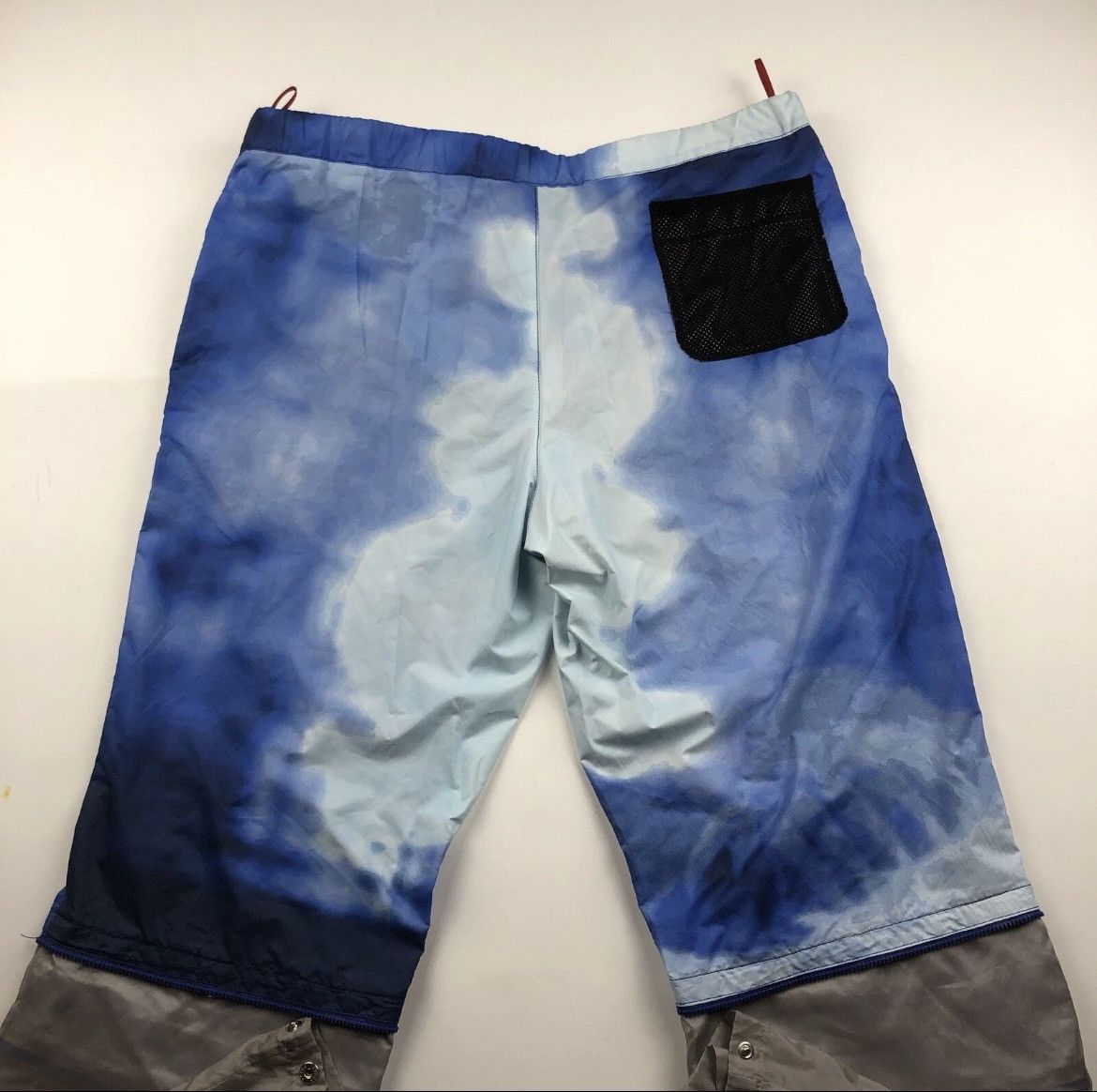 Prada SS 2000 Prada Blue Tie Dye Tech Pants 2 in 1 Shorts Size 50 Size US 36 / EU 52 - 8 Thumbnail