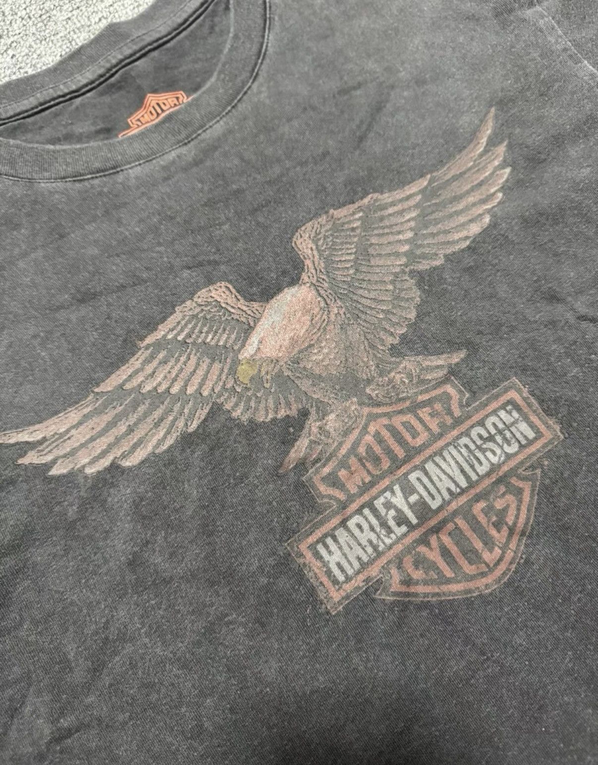Harley Davidson Harley-Davidson Vintage Distressed Short Sleeve T-Shirt Size US XS / EU 42 / 0 - 3 Thumbnail