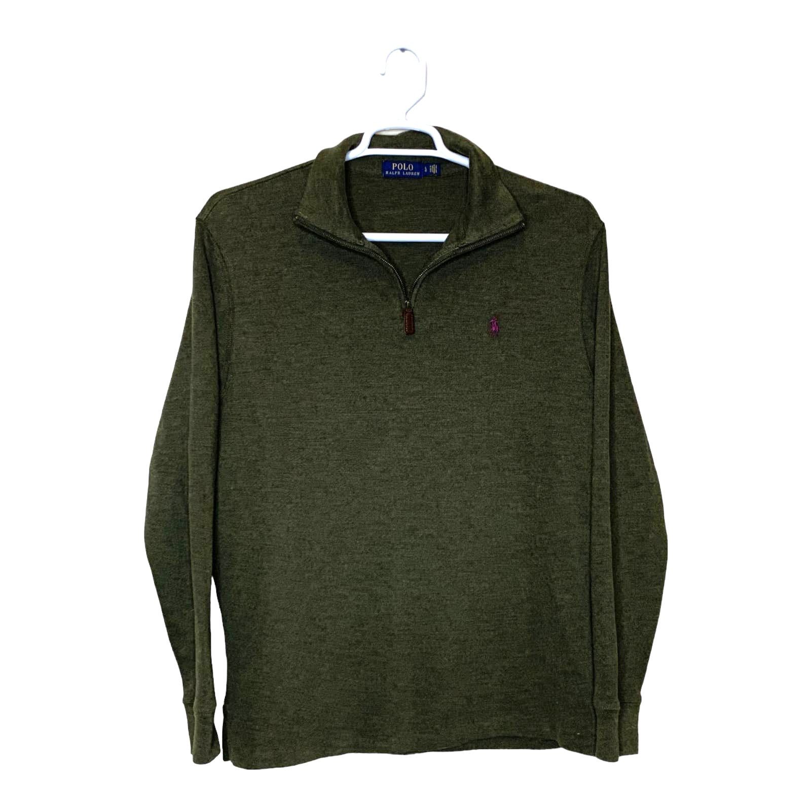 Ralph Lauren Polo green long sleeves pullover sweatshirt size Large Size US L / EU 52-54 / 3 - 1 Thumbnail