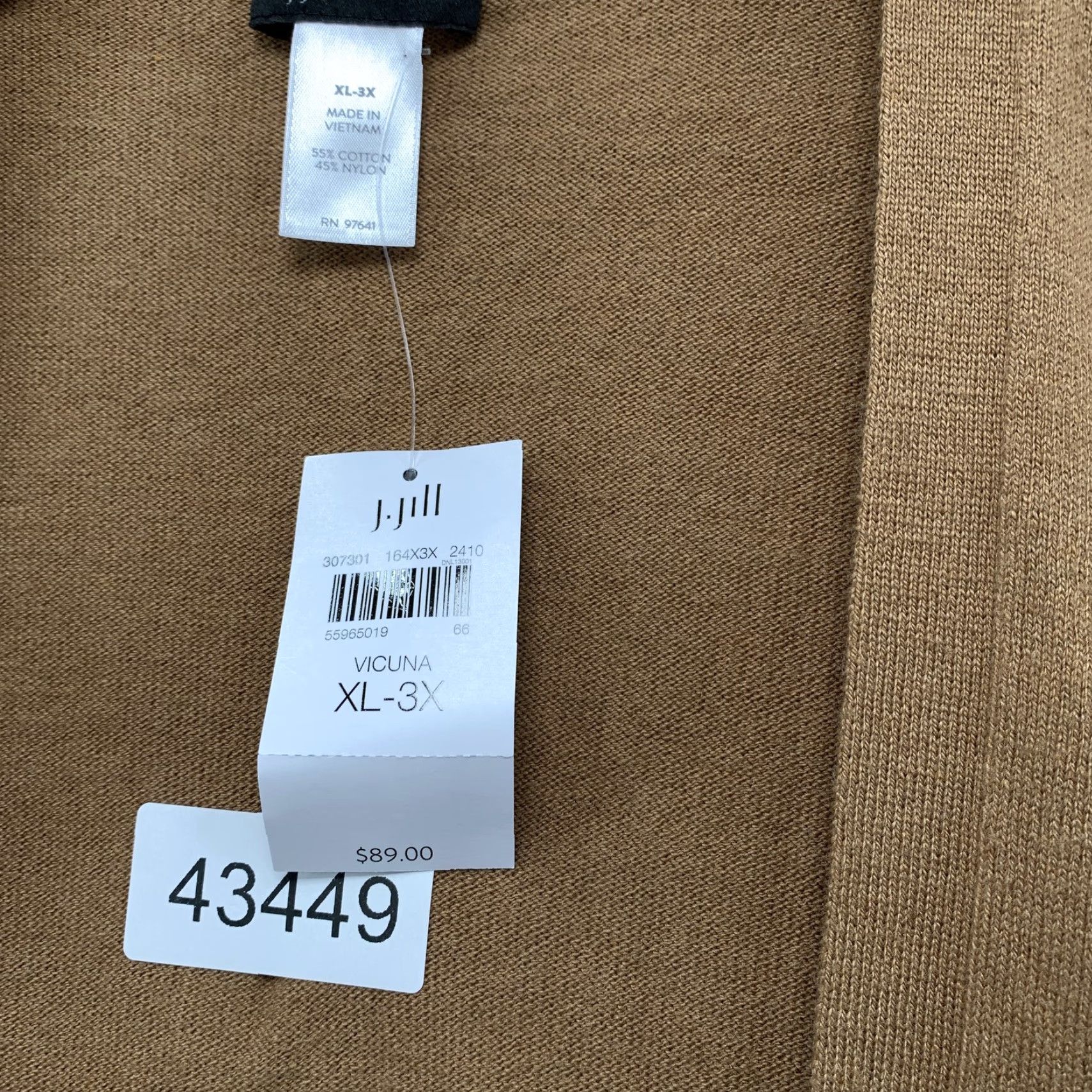 J. Jill VINTAGE J. Jill WEAREVER Cardigan Open Front Slouch Vicuna Knit Women XL Brown Knitwear 3X Summer Fall 89 Mens Girls Size XL / US 12-14 / IT 48-50 - 4 Thumbnail