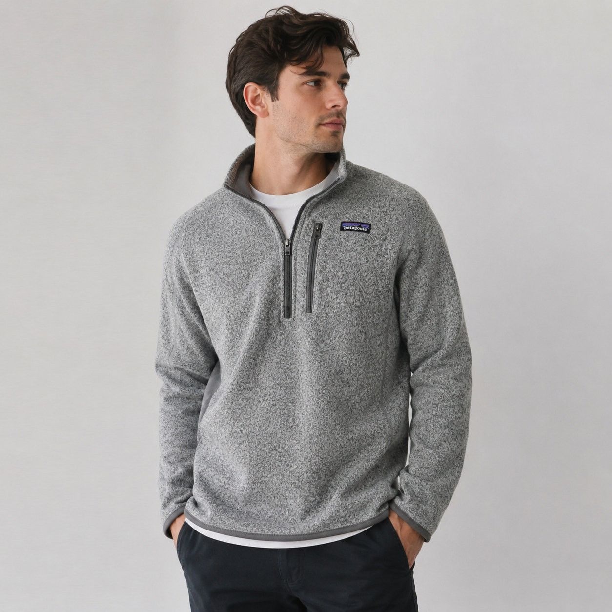 Patagonia Better Sweater 1/4 Zip Gray M