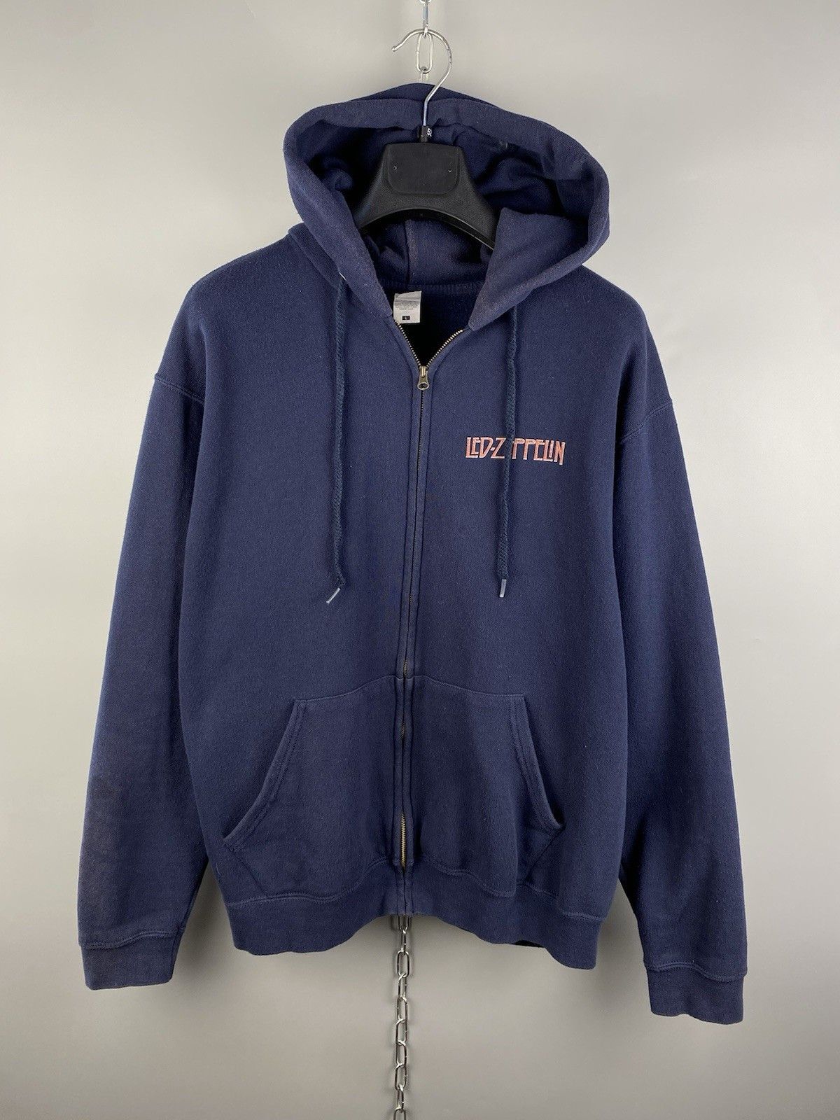 Band Tees Led Zeppelin Full Zip Printed Band Rock Hoodie Size US L / EU 52-54 / 3 - 1 Thumbnail