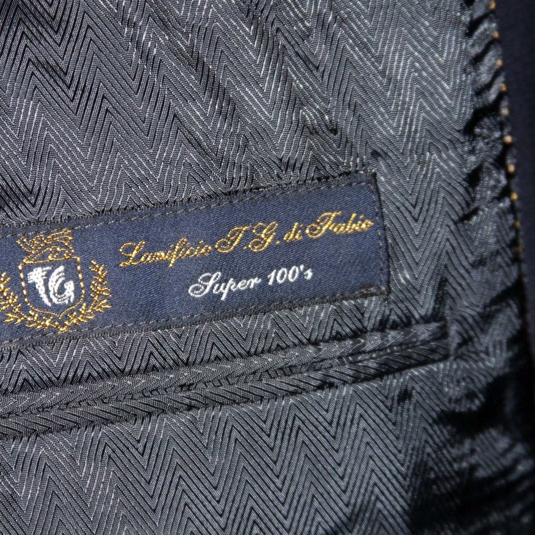 Joseph Abboud Joseph Abboud Suit Jacket Mens 42R Blue Wool Lanificio T G di Fabio 1402/2FP Size 42R - 5 Thumbnail