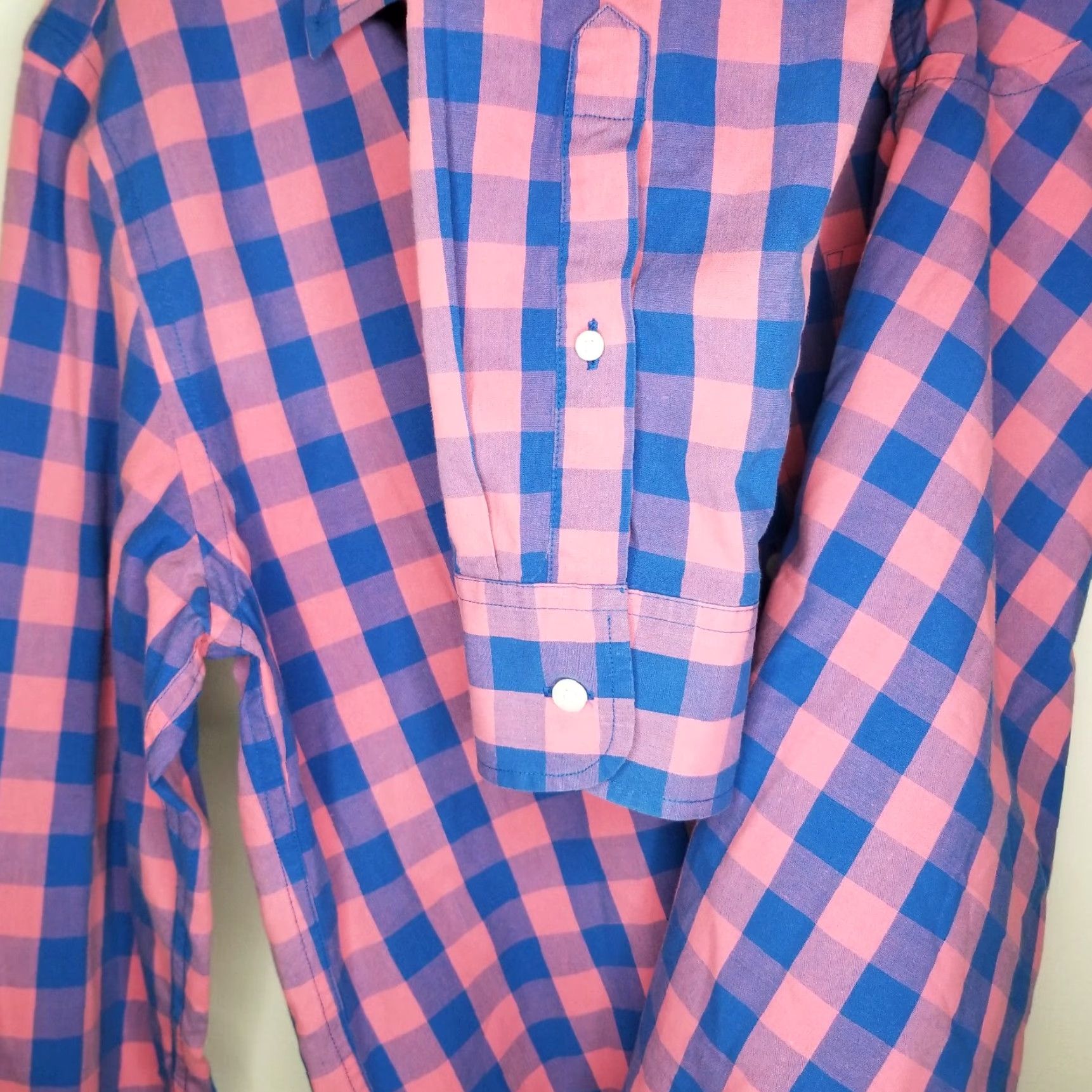 J.Crew J.CREW Shirt Mens Slim Long Sleeve Button-Up Multicolor Pink Blue Size M Size US M / EU 48-50 / 2 - 4 Thumbnail