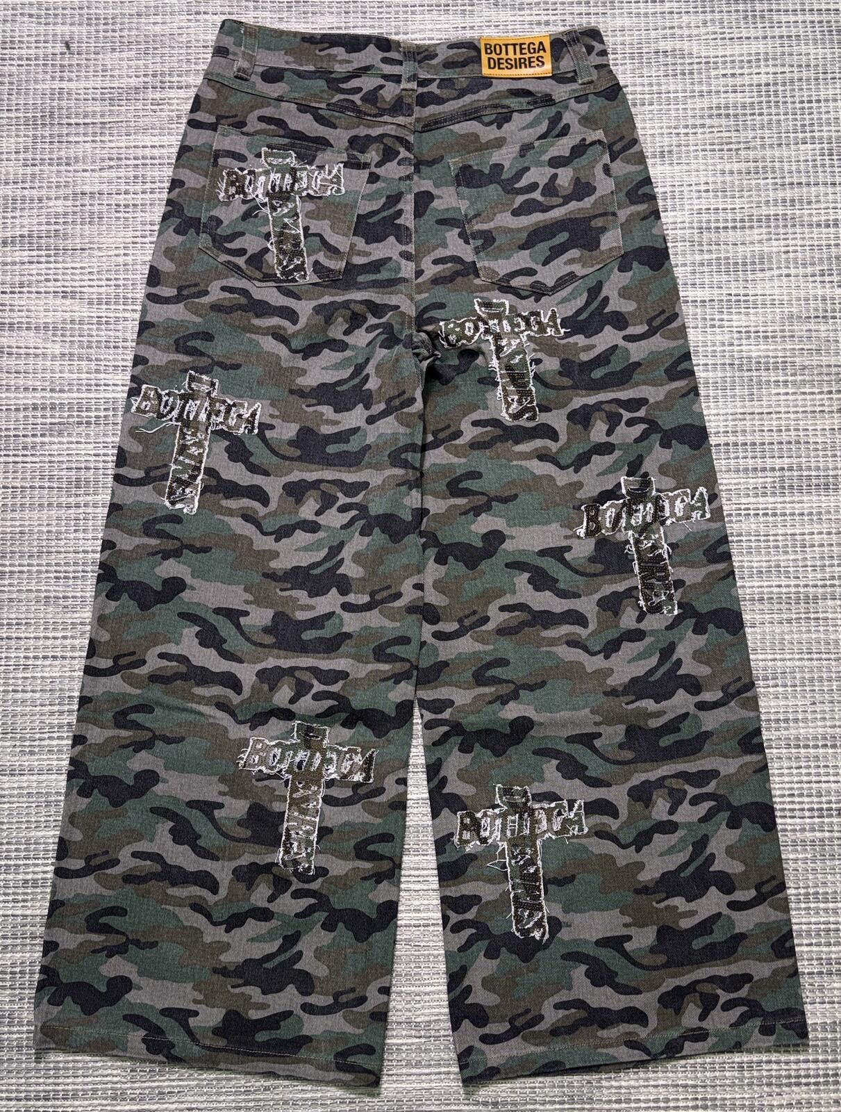 Bottega Desires Bottega Desires Camo Holy Grail Denim Pants Size US 38 / EU 54 - 3 Thumbnail