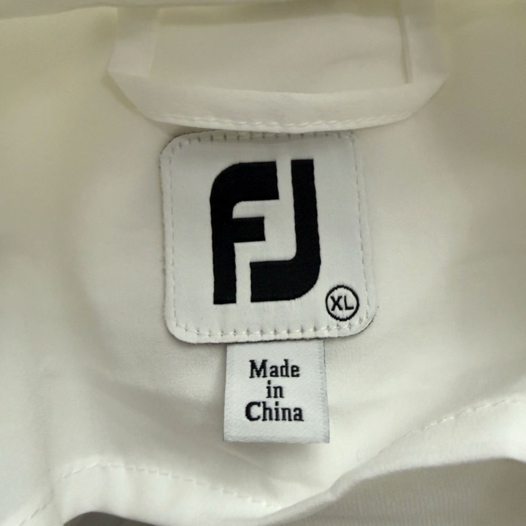 Footjoy FootJoy Jacket Mens XL White Full Zip Quilted 100% Polyester Windbreaker Size US XL / EU 56 / 4 - 4 Thumbnail