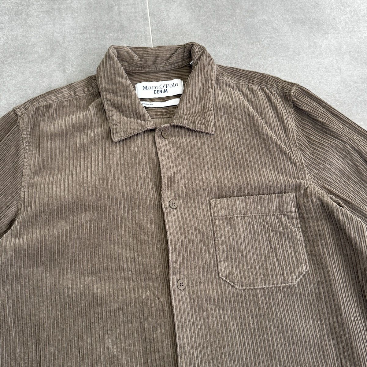 Marc O'Polo Marc O'Polo Denim Corduroy Men Overshirt Size L Size US L / EU 52-54 / 3 - 9 Thumbnail