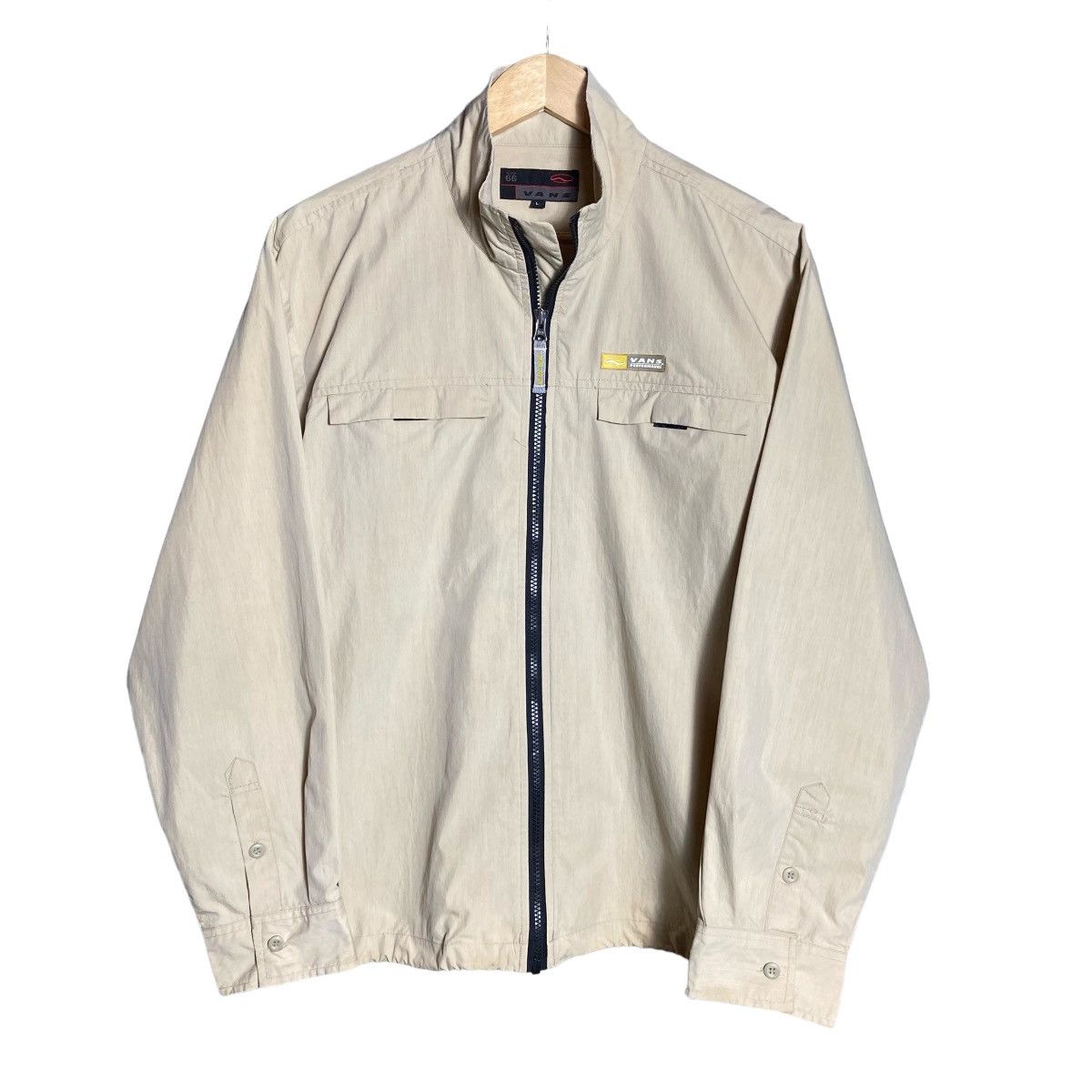 Vans × Vintage Vintage Vans Performance Windbreaker Full Zip Jacket Size US L / EU 52-54 / 3 - 1 Thumbnail