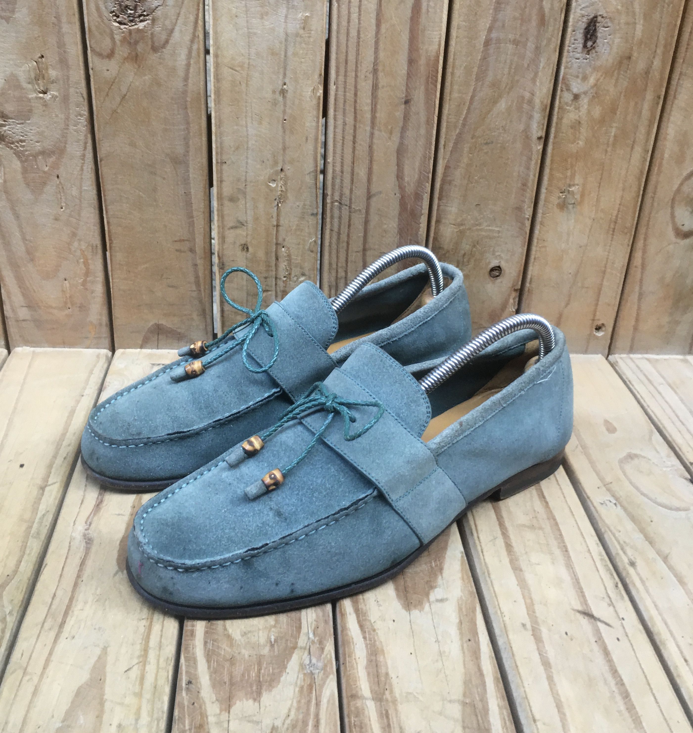 Gucci Gucci suede leather loafers size UK 7 Size US 7.5 / EU 40-41 - 1 Thumbnail
