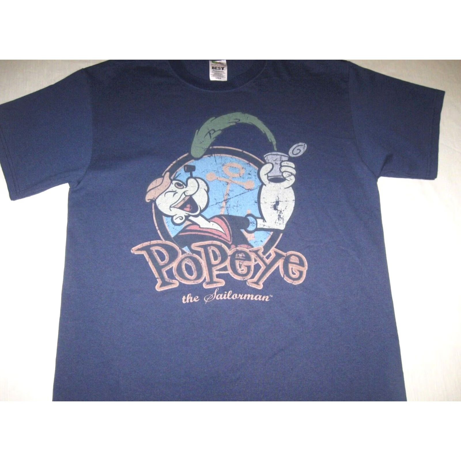 Fruit Of The Loom Vintage Fruit Loom Theater Scoop Shirt Graphic Mens Large Cotton Crewneck Knit Size US L / EU 52-54 / 3 - 2 Thumbnail
