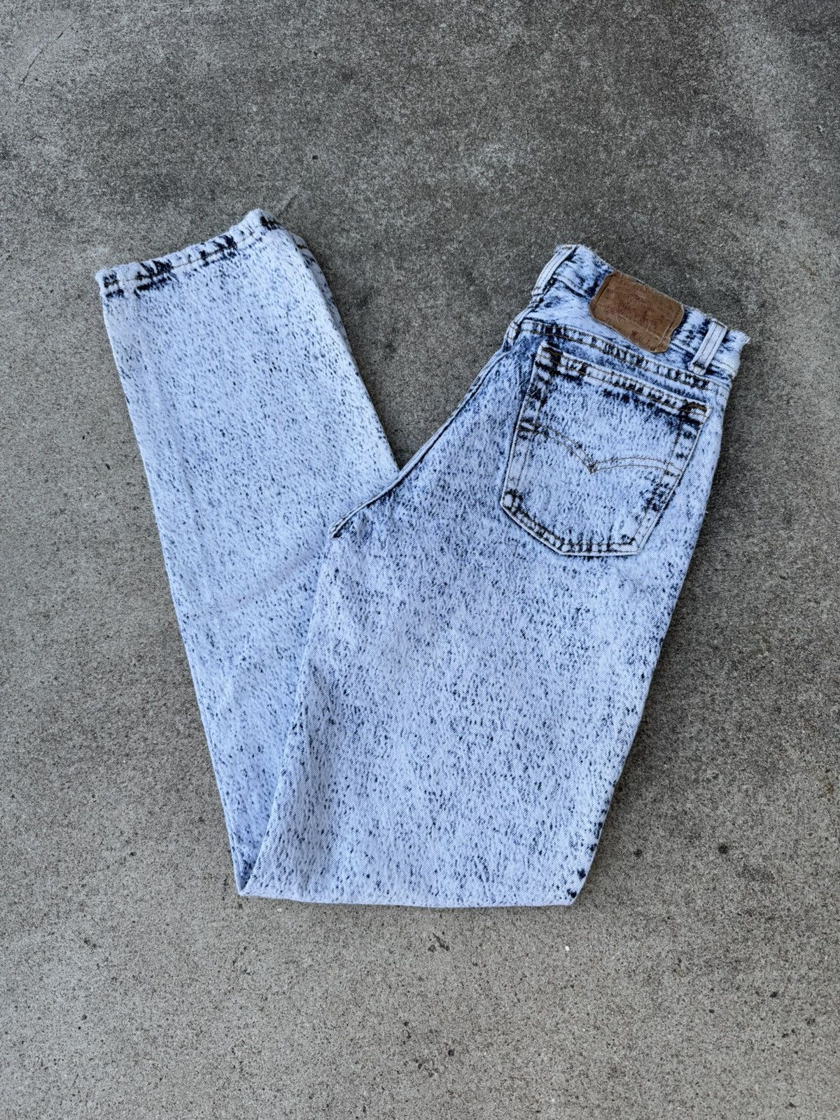 Levi's × Vintage Vtg 90’s Levis 701xx Buttonfly Acid Wash Jeans Size 26x30 Size 26" / US 2 / IT 38 - 1 Thumbnail