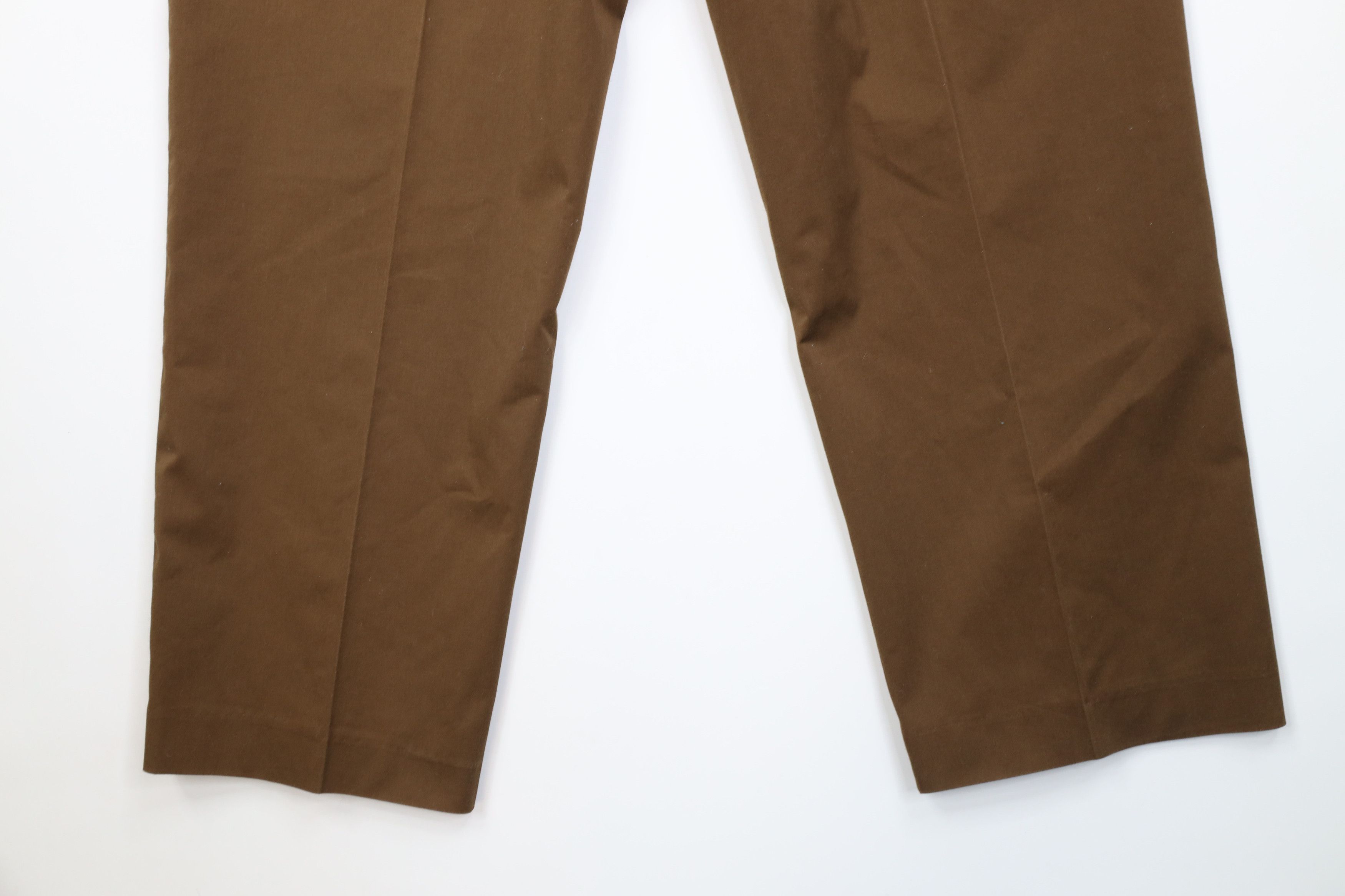 Orvis Vintage 90s Orvis Faded Wide Leg Chino Pants Trousers Brown Size US 34 / EU 50 - 12 Thumbnail