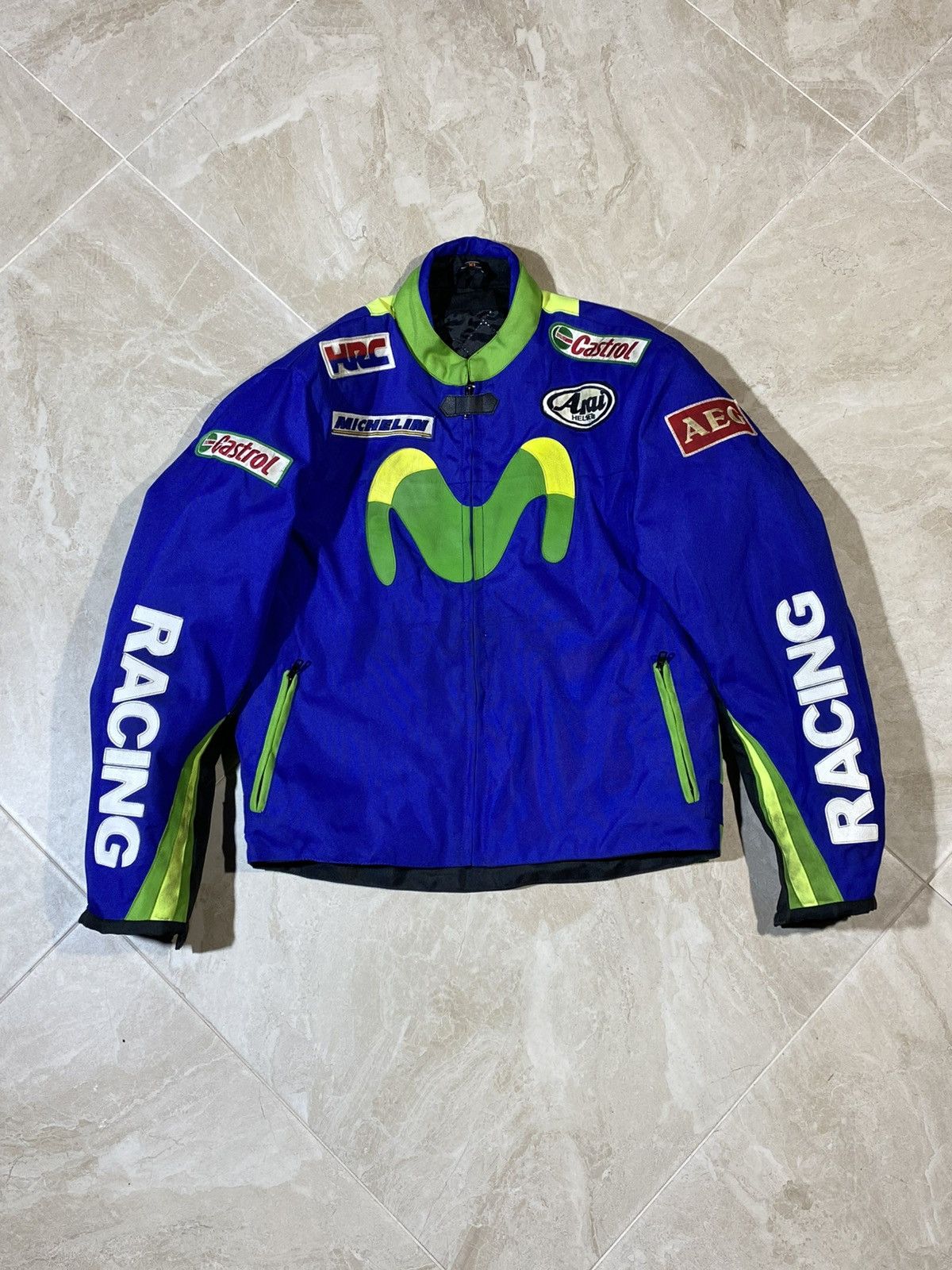 Other 🔥 Y2K MOVISTAR RACING JACKET MOTO GP VR46 STYLE VIBES Size US M / EU 48-50 / 2 - 1 Thumbnail