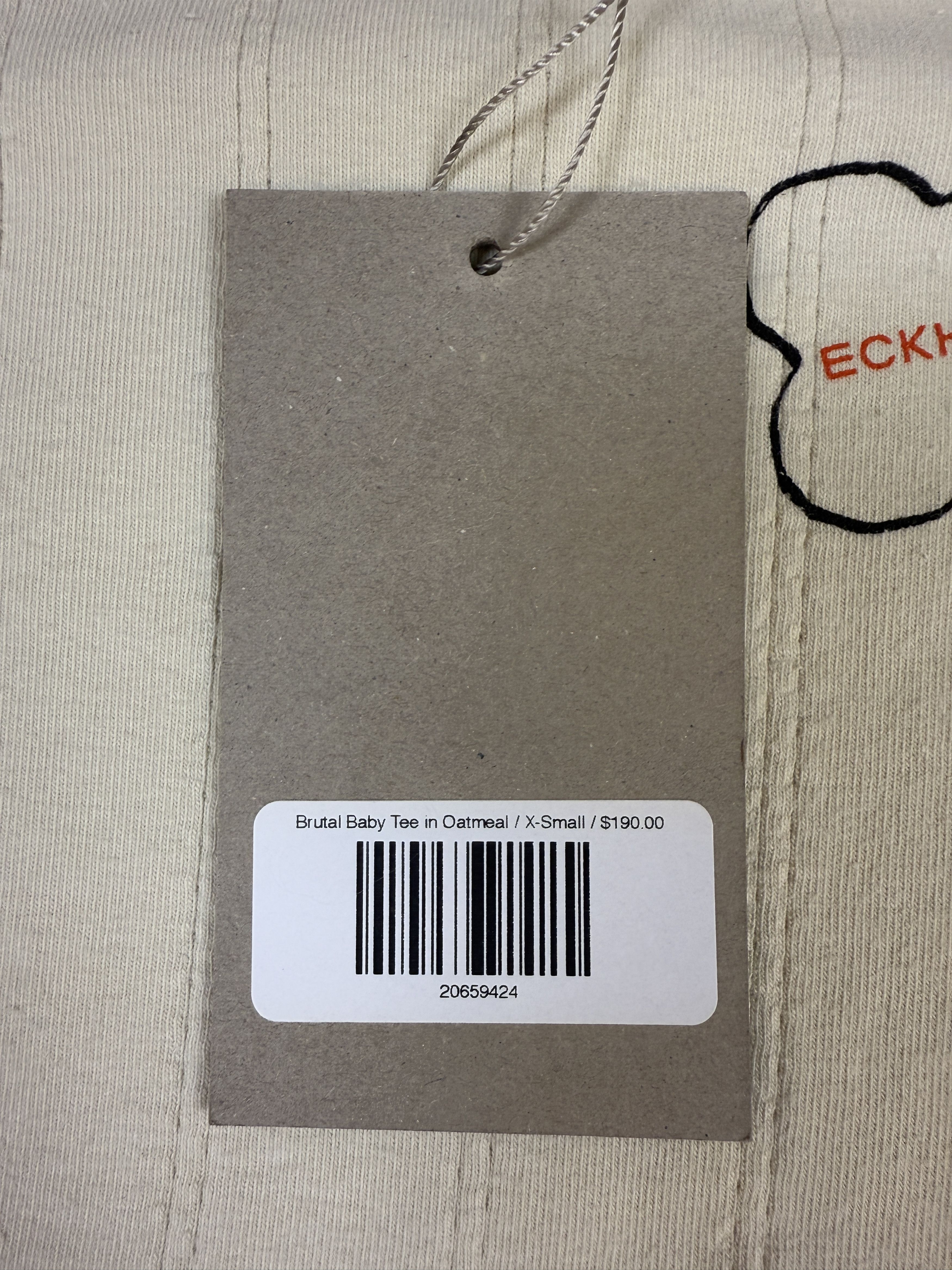 Eckhaus Latta Eckhaus Latta Brutal Baby Tee Size XS / US 0-2 / IT 36-38 - 7 Thumbnail