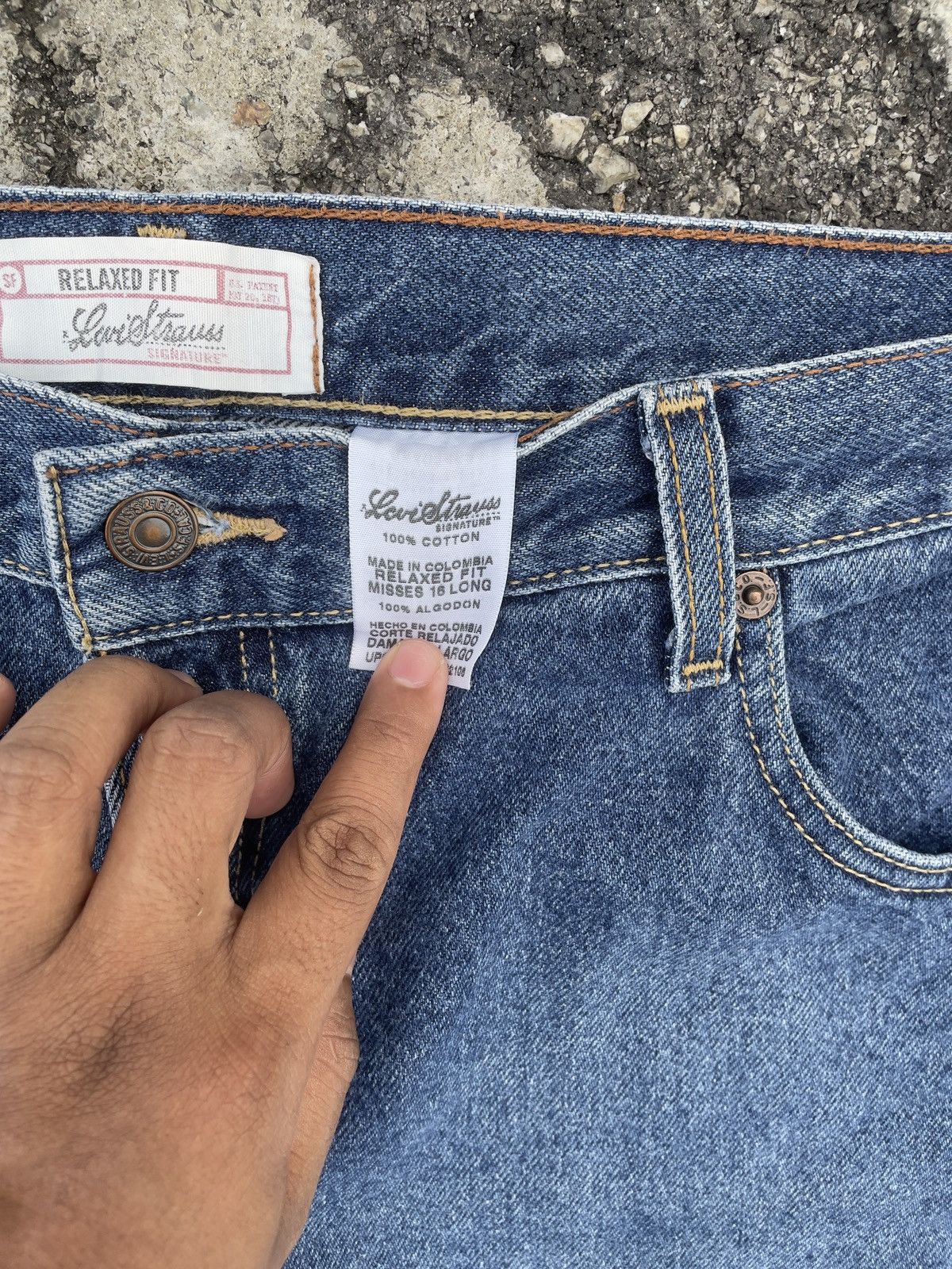 Levi's Levi's Signature Jeans Relaxed Fit Size US 34 / EU 50 - 6 Thumbnail