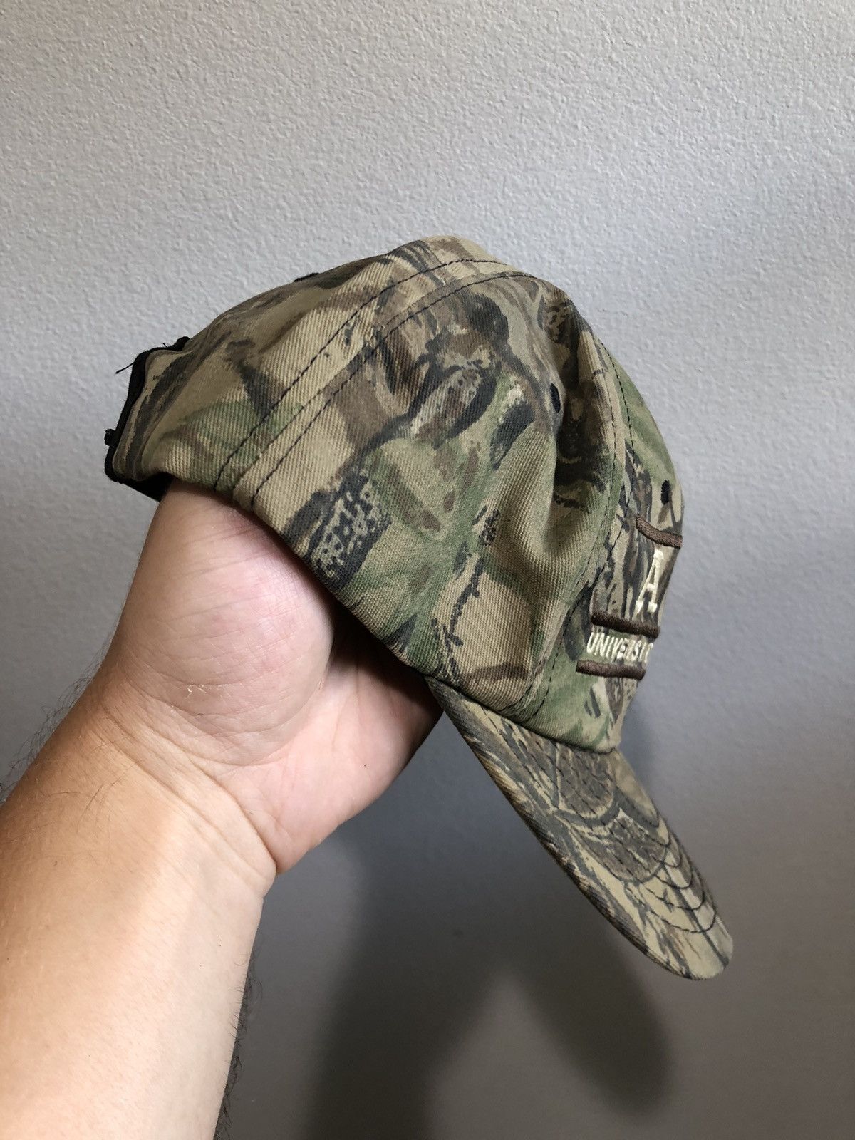 Realtree Vtg 90s Alpha Gamma Phi University of Arkansas Camo Snapback Size ONE SIZE - 3 Thumbnail