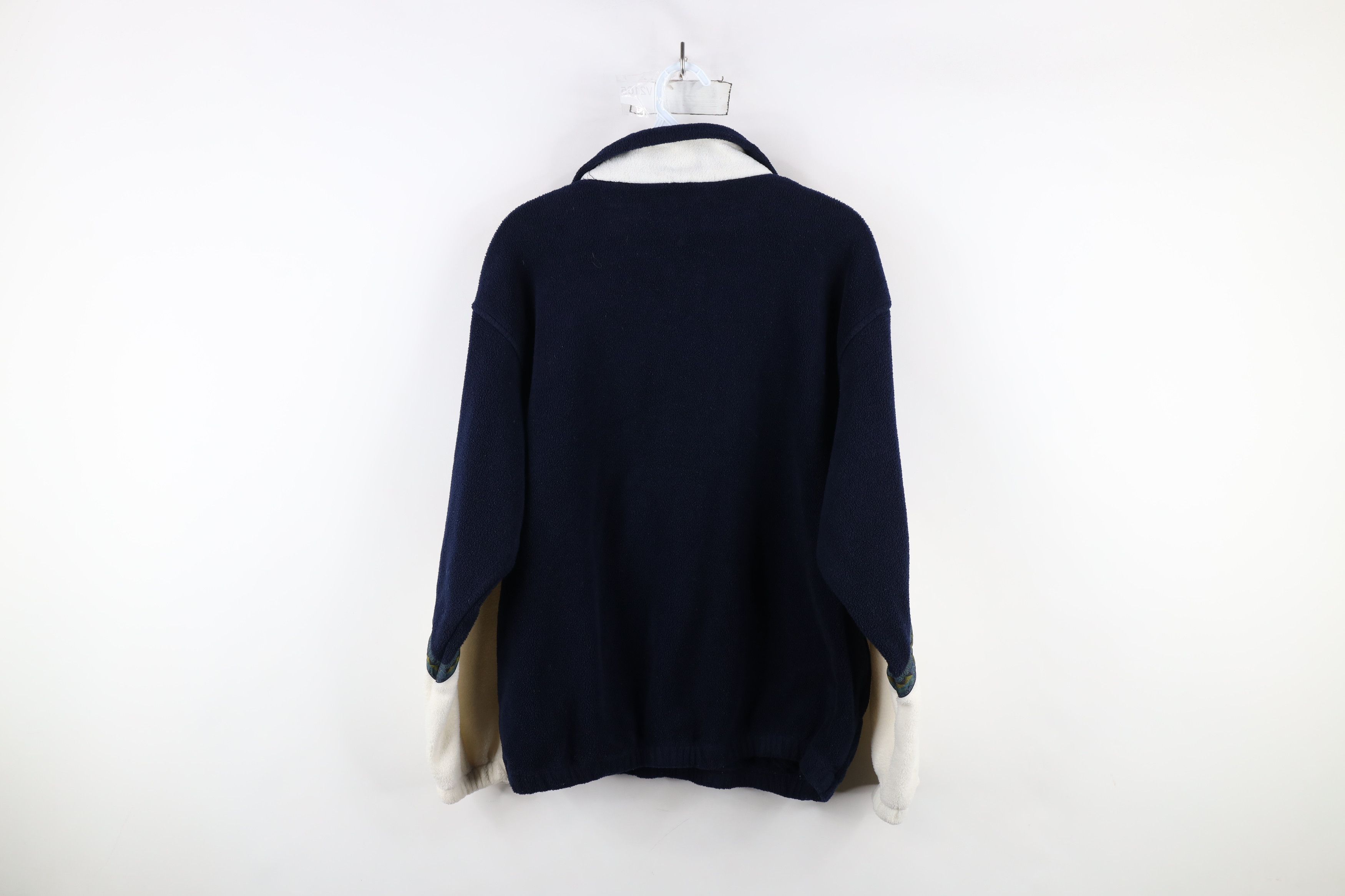 Vintage Vintage 90s Streetwear Half Zip Fleece Pullover Sweater Size L / US 10 / IT 46 - 10 Thumbnail