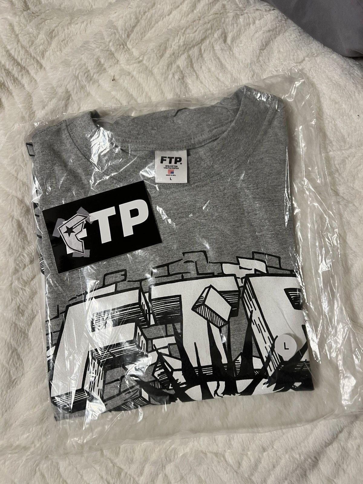 Fuck The Population × Streetwear × Vintage FTP SKULL T SHIRT SIZE  