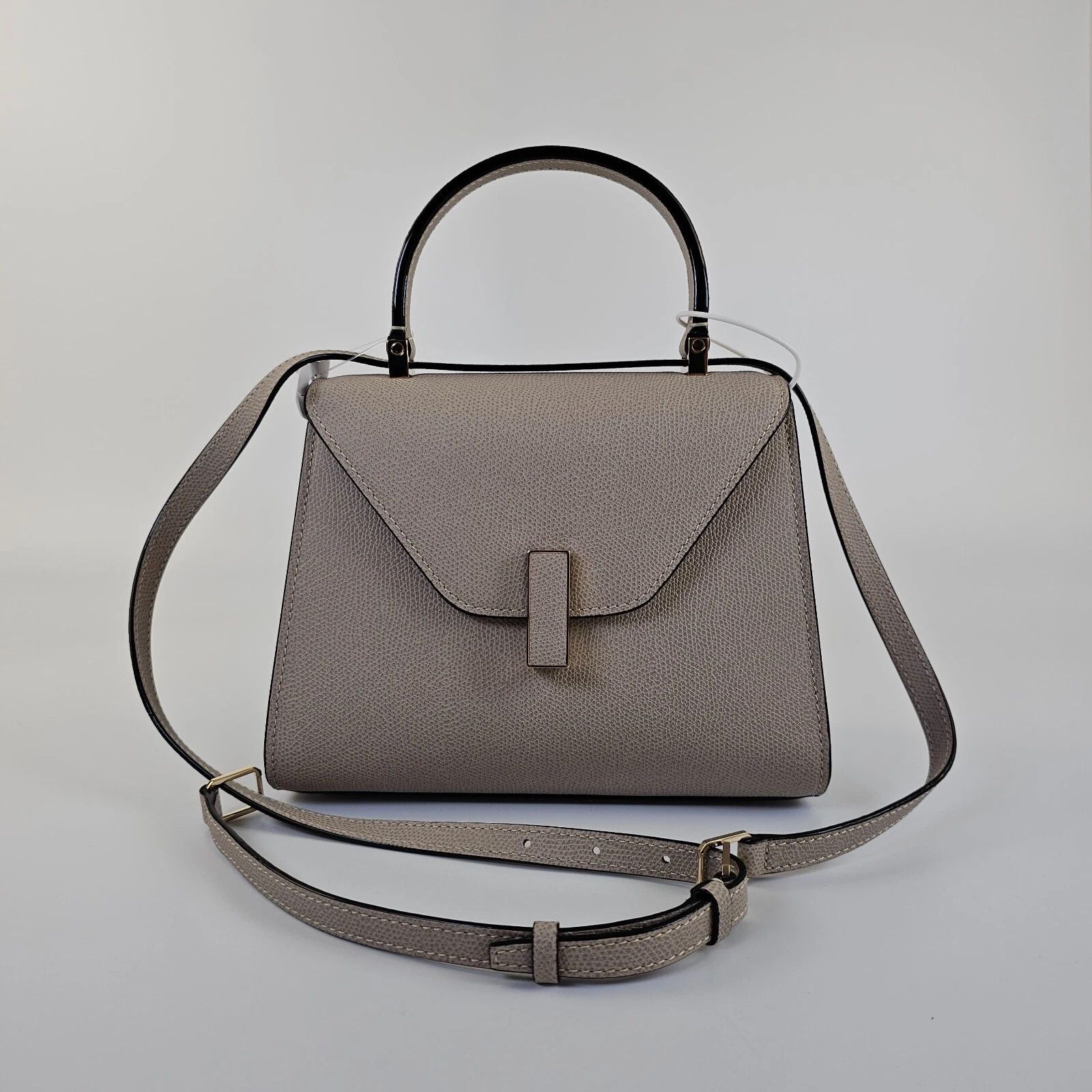 Valextra VALEXTRA Iside Mini Nude Leather Top Handle Bag New Size ONE SIZE - 3 Thumbnail