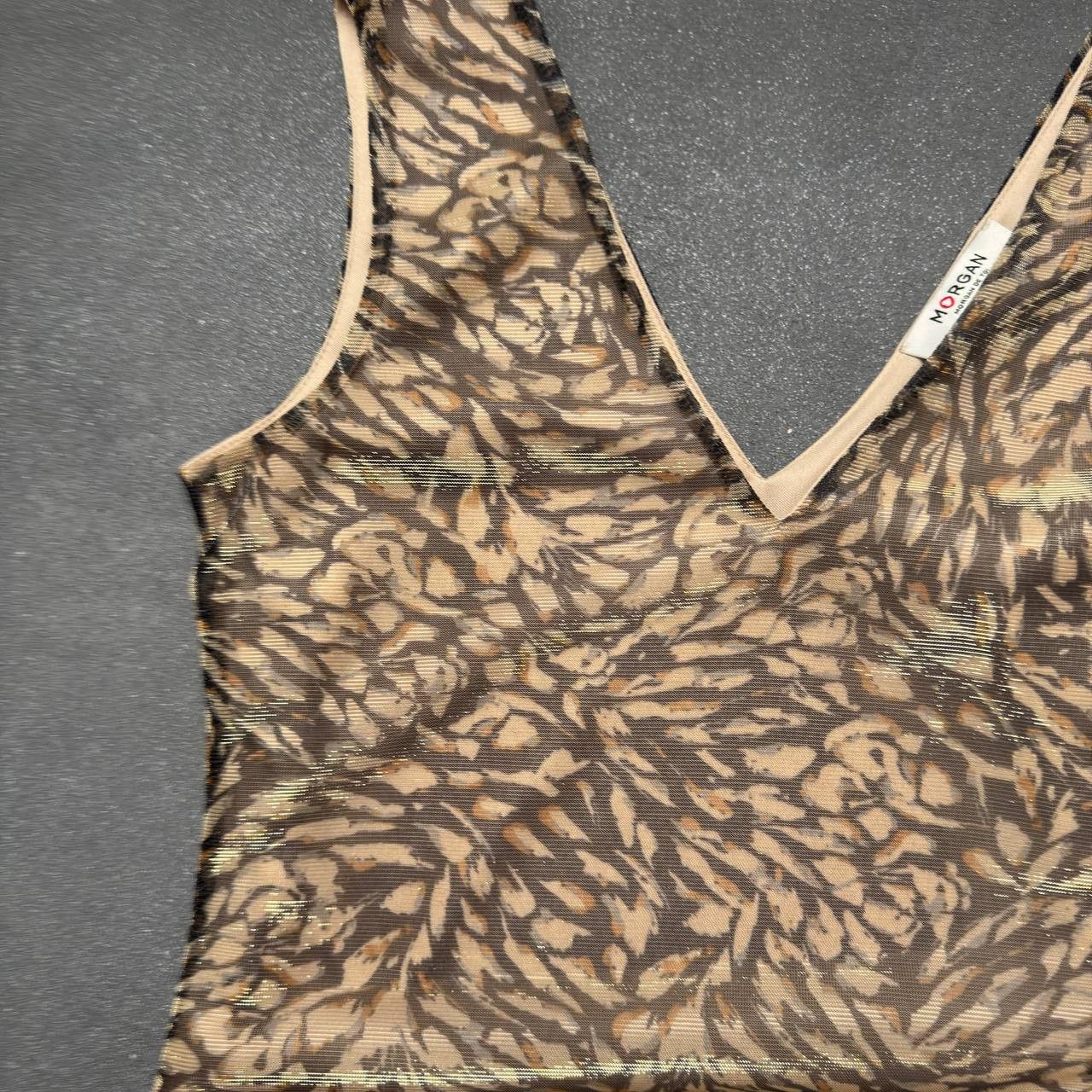 Japanese Brand × Vintage Morgan de Toi Vintage Y2K Sexy Glam Tank Top Size S / US 4 / IT 40 - 2 Thumbnail