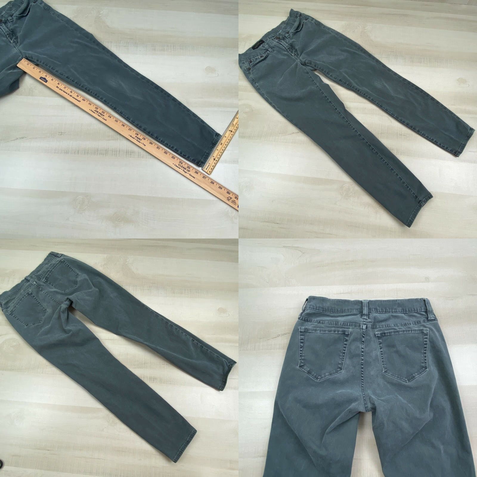 J.Crew J Crew Womens Skinny Jeans Green Toothpick Low Rise Stretch 27 Size 27" / US 4 / IT 40 - 8 Thumbnail
