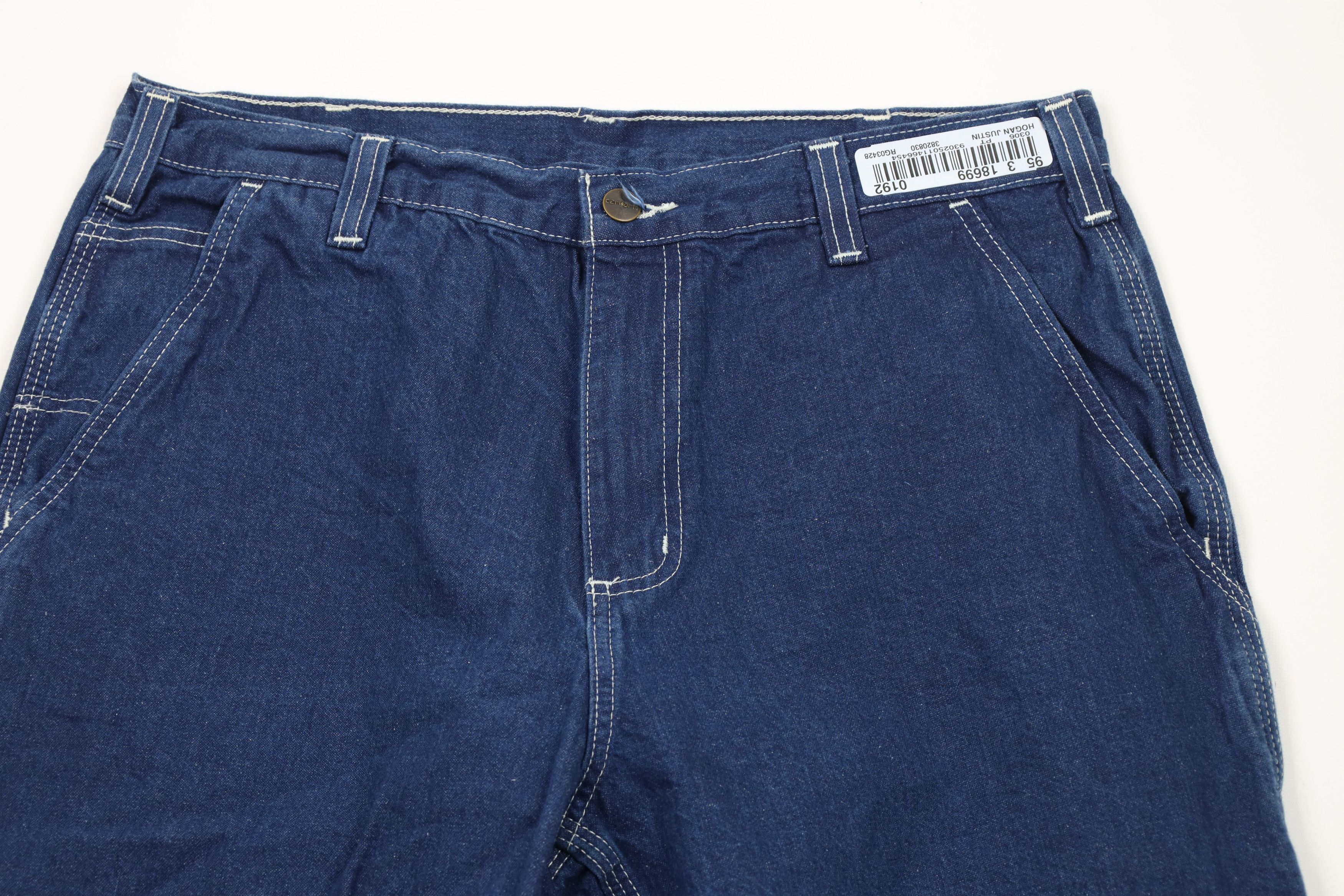 Carhartt Vintage Y2K Carhartt Workwear Wide Leg Dungaree Denim Jeans Size US 34 / EU 50 - 2 Thumbnail