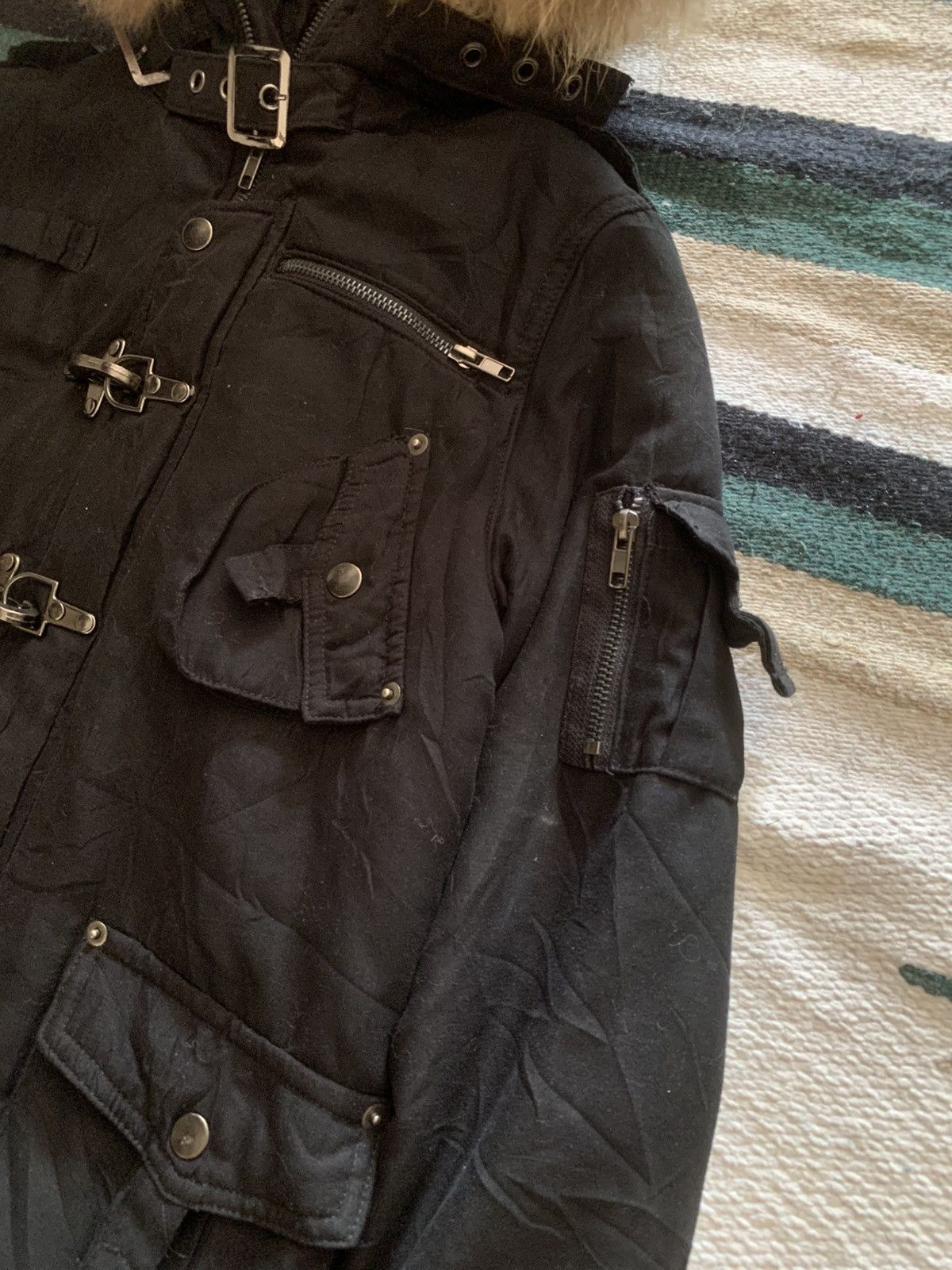 If Six Was Nine Japanese CRWX Fireman Fur Jacket Size US M / EU 48-50 / 2 - 7 Thumbnail