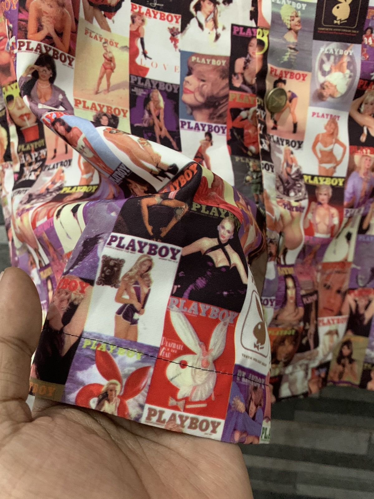 Playboy Vintage PLAYBOY Magazine Cover Shirt Size US L / EU 52-54 / 3 - 7 Thumbnail