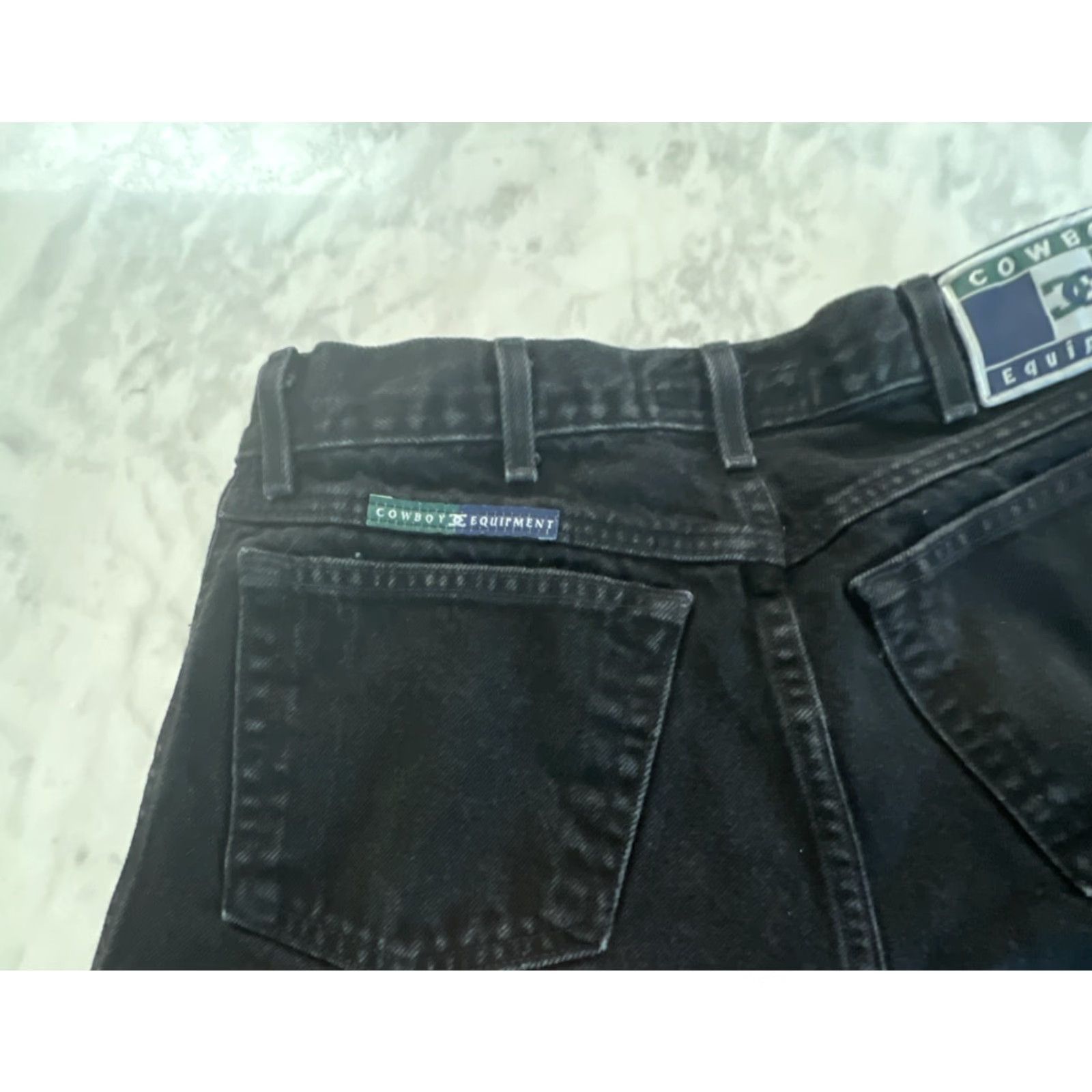 Equipment VINTAGE Cowboy Equipment Black Jeans Men’s 32x32 Denim Straight 5-Pocket USA Rancher Classic Fit Jeans Mens Size US 32 / EU 48 - 6 Thumbnail