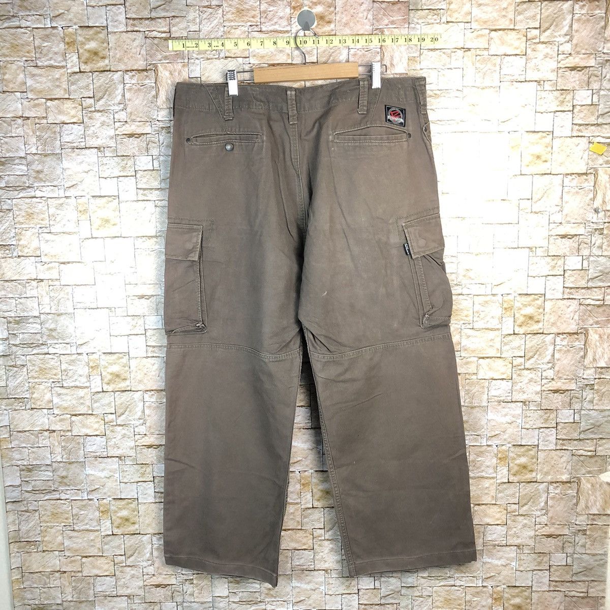 Japanese Brand Even River Brown Cargo Multipocket Pants #A629 Size US 37 - 15 Thumbnail