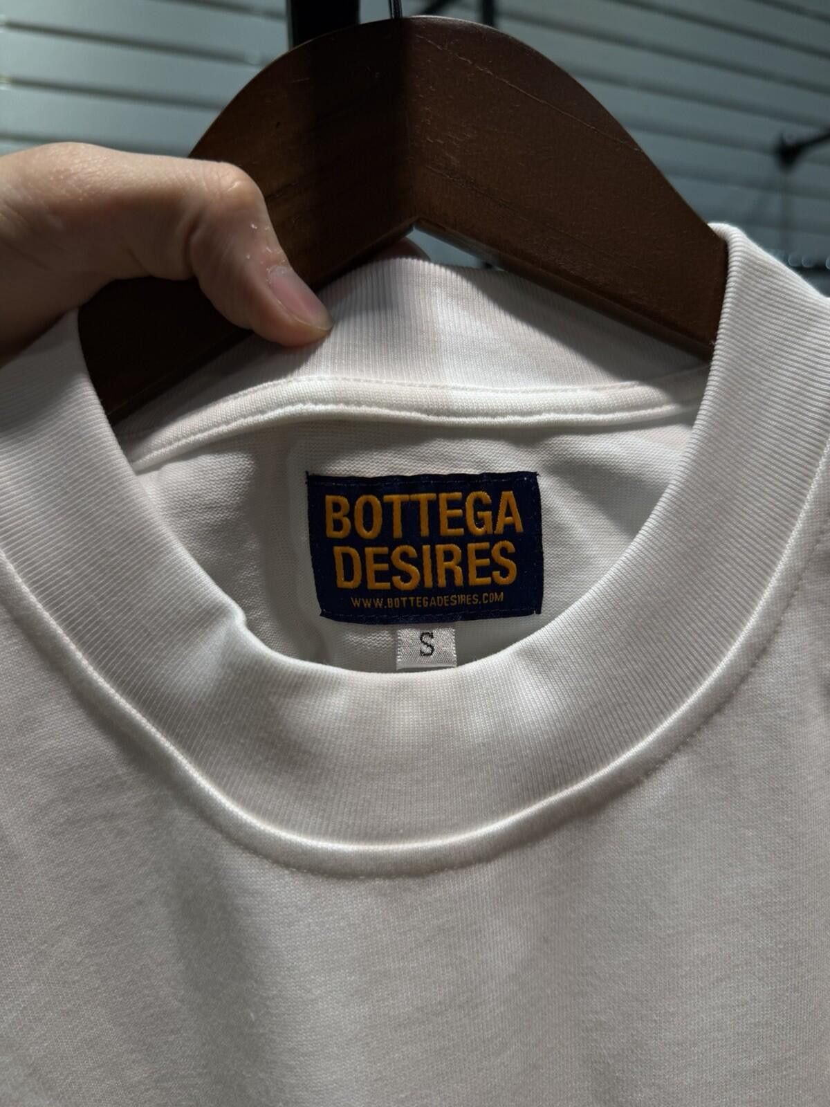 Bottega Desires Bottega Desires Tee T-Shirt F**k Joke (S) White Black Size US S / EU 44-46 / 1 - 6 Thumbnail